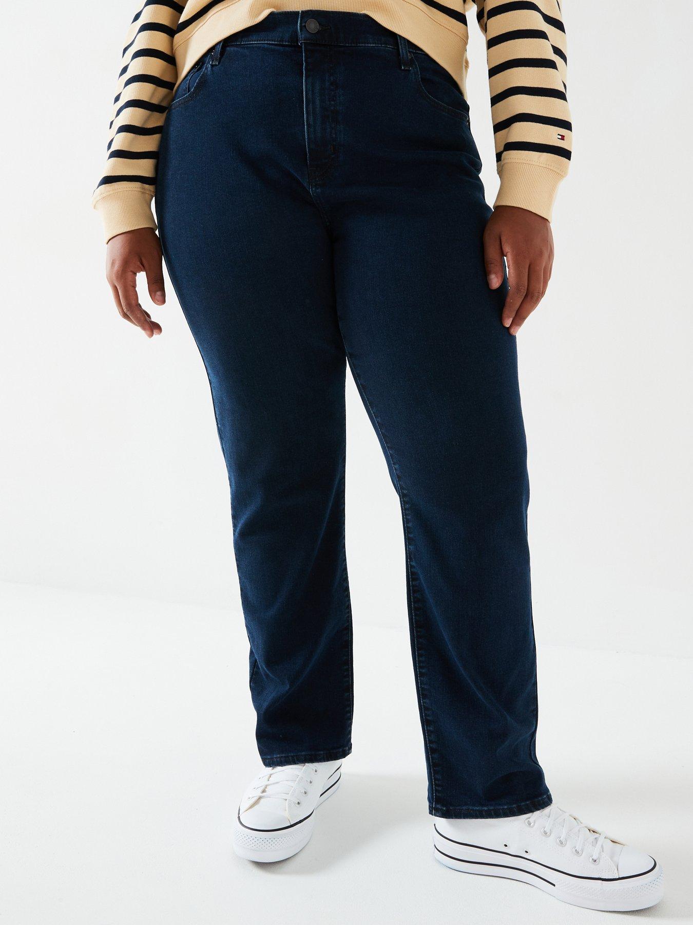 Image of Levi's Plus 724™ Plus High Rise Straight Leg Jean - Lots of Love No DP - Blue