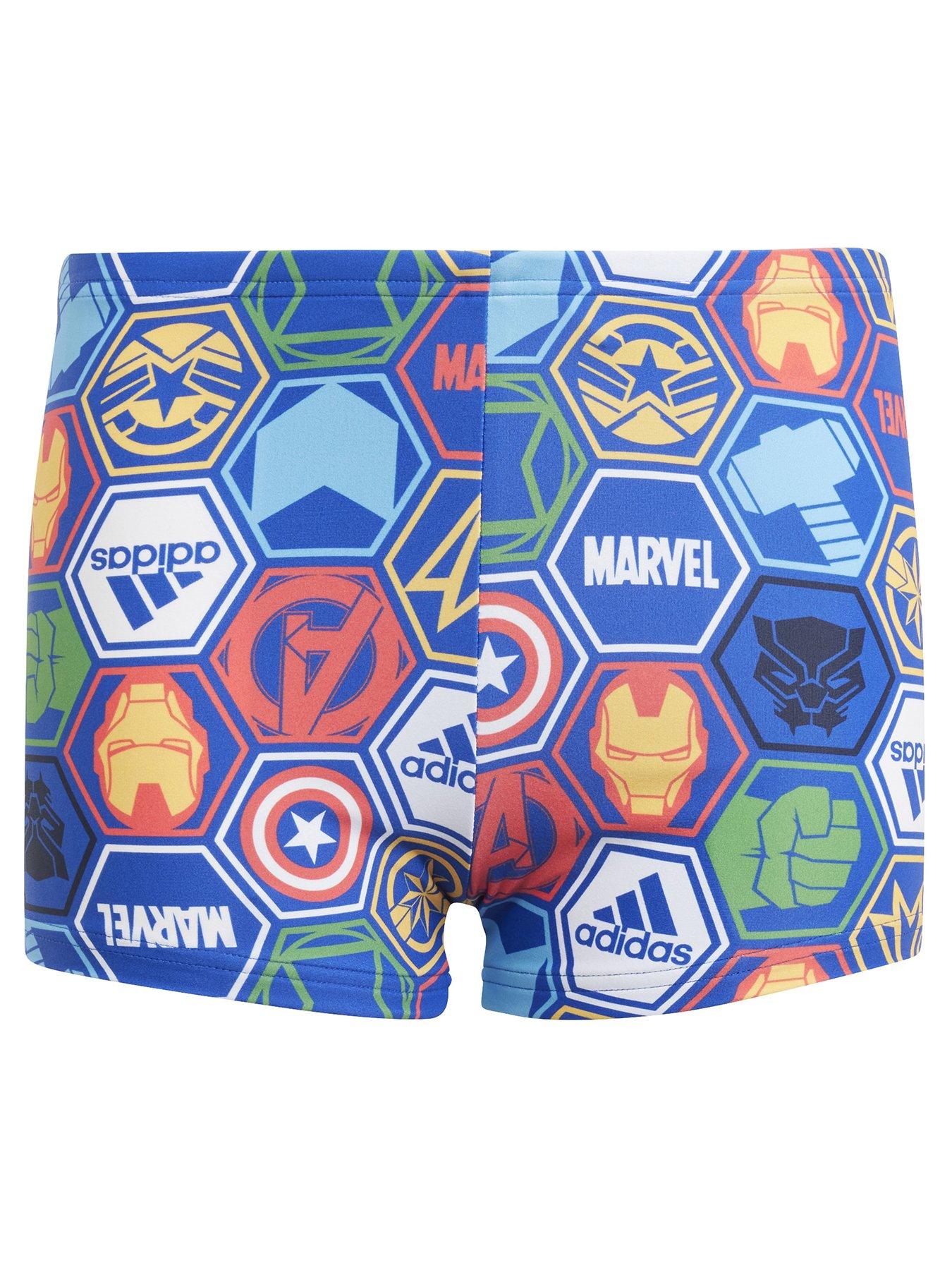 adidas-kids-marvel-swim-shorts-blue