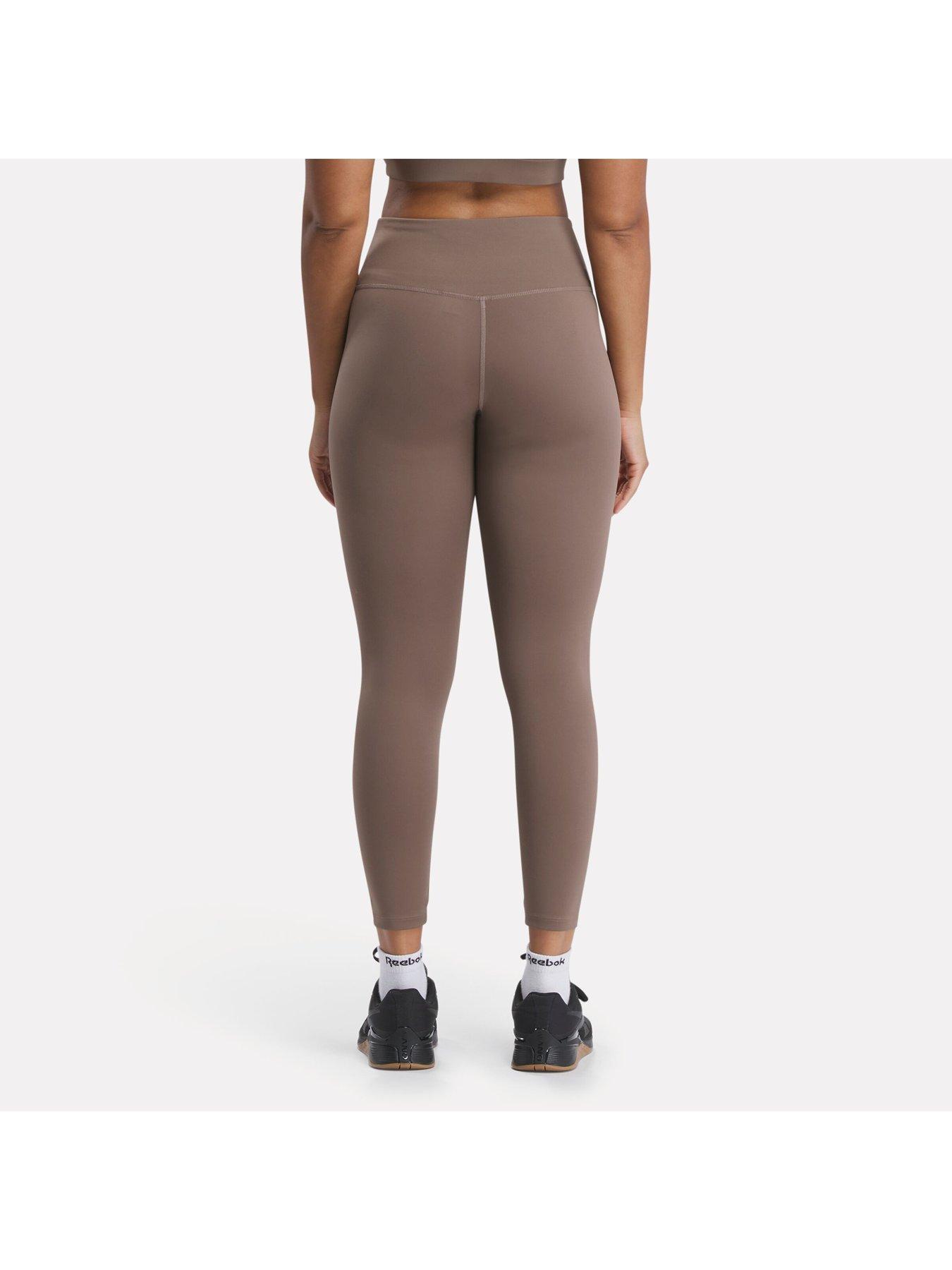 reebok-womens-training-active-essentials-dreamblend-78-tights-brownstillFront