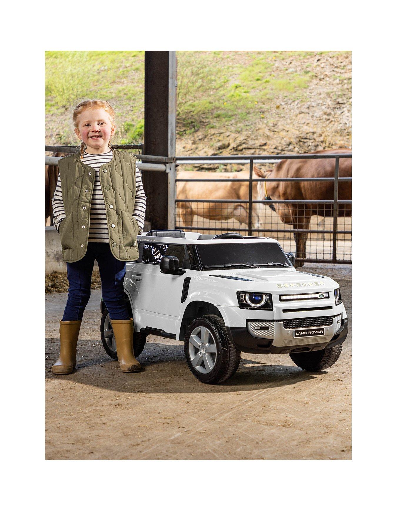 XOOTZ Land Rover Defender Electric 12v Ride On White Very Ireland