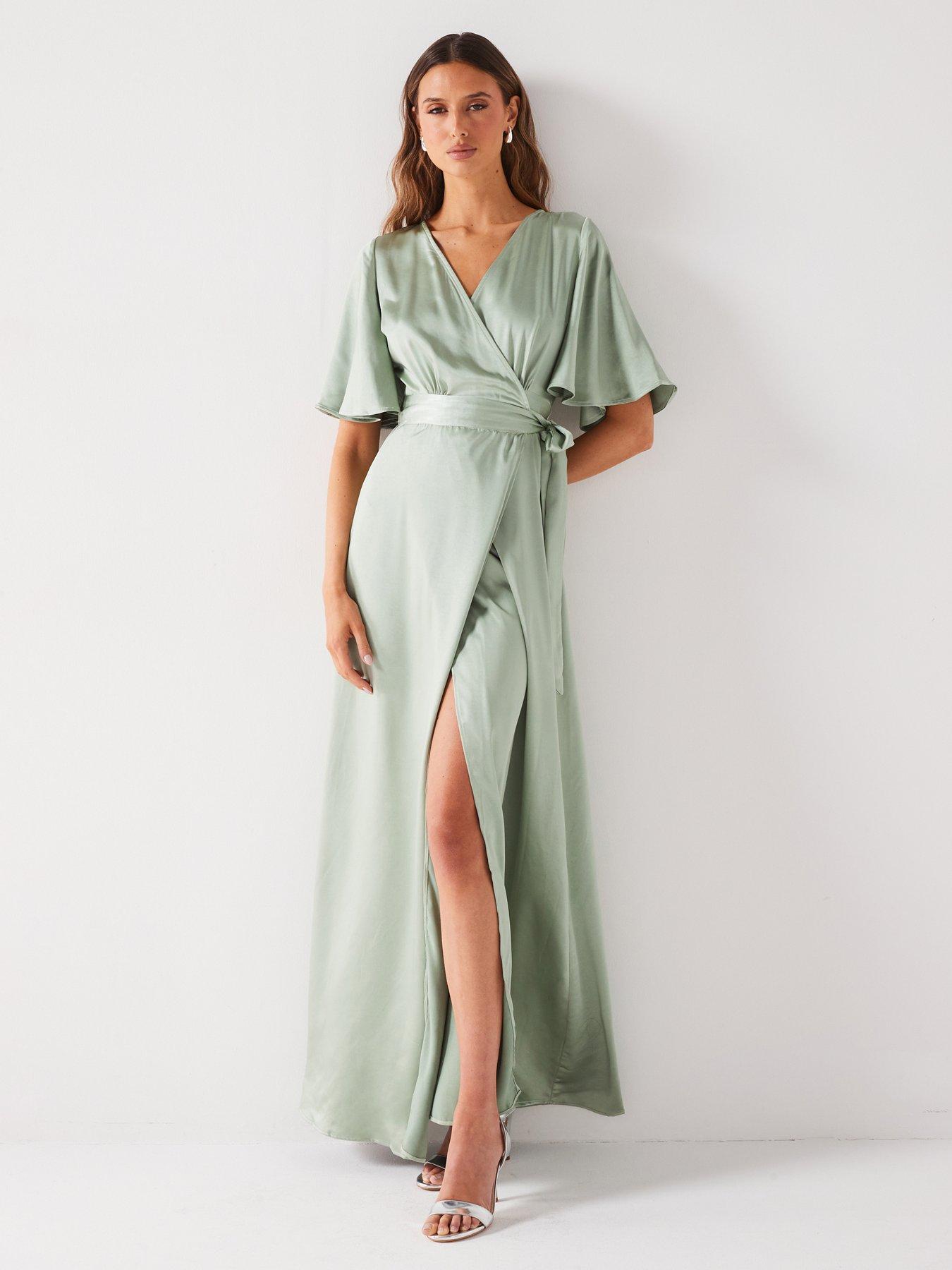 six-stories-wrap-tie-satin-bridesmaid-dress-sage