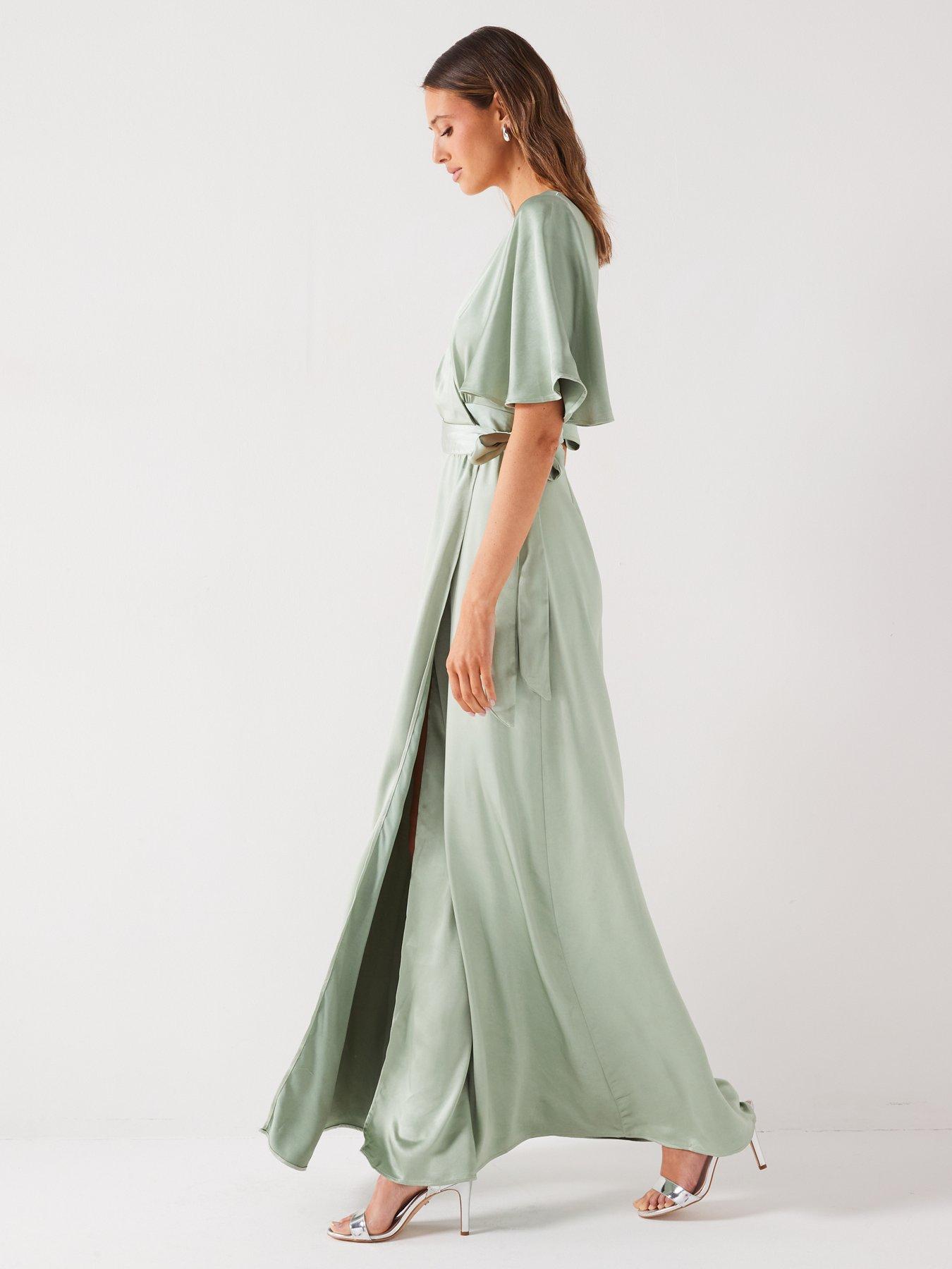 six-stories-wrap-tie-satin-bridesmaid-dress-sageback