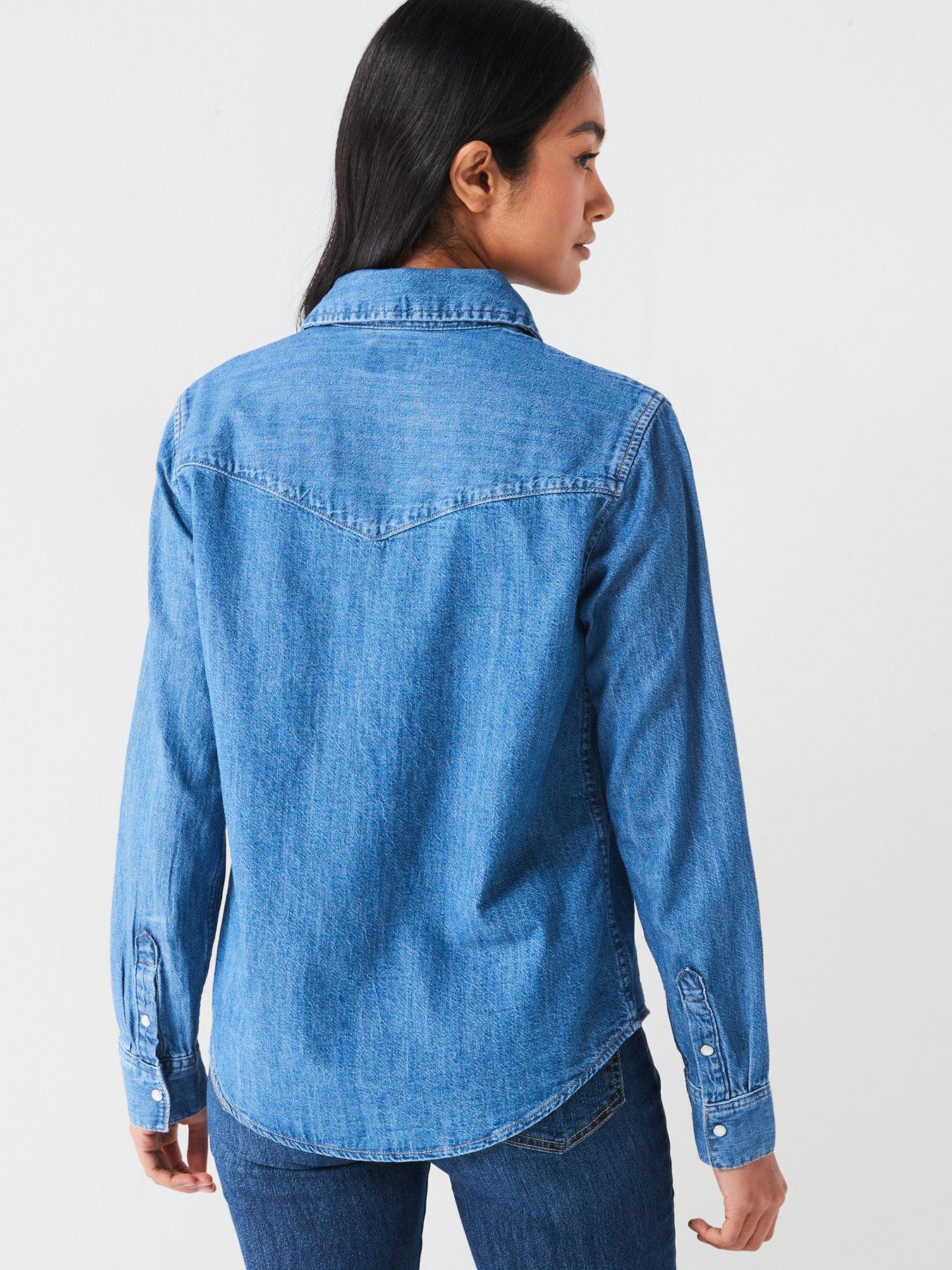 Image 2 of 6 of Levi's Iconic Western Shirt - Going Steady 5 - Blue