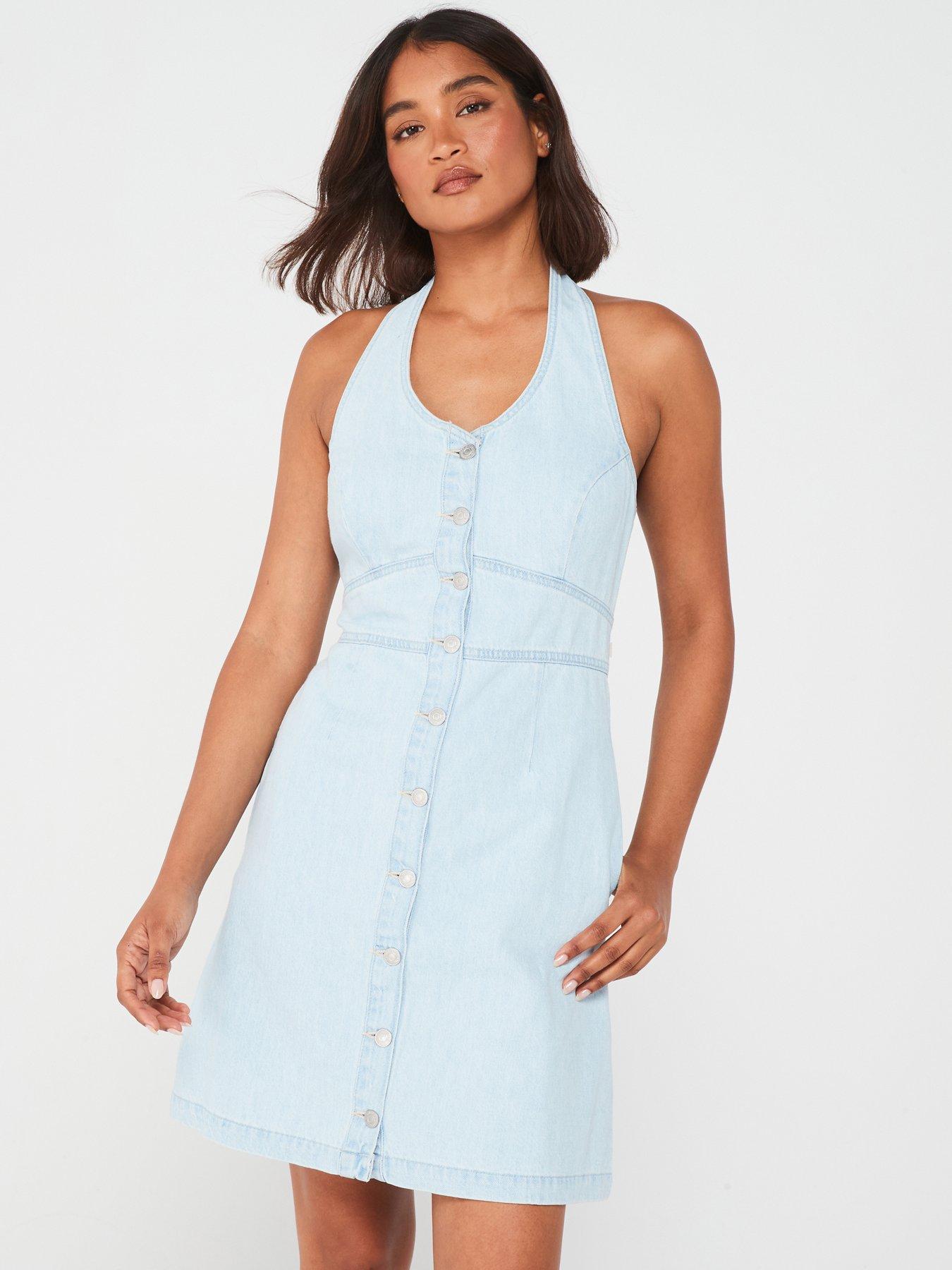 levis-janeesah-halter-neck-denim-dress-celebrate-the-moment-blue