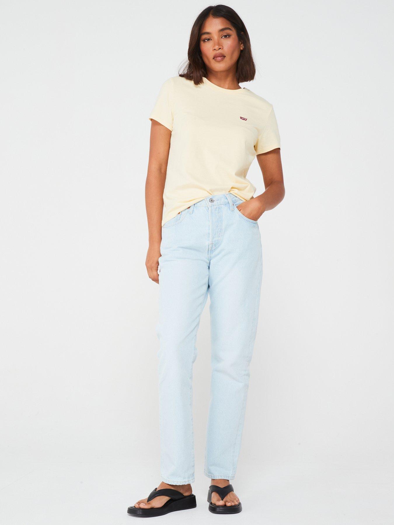 levis-the-perfect-tee-anise-flower-yellowback