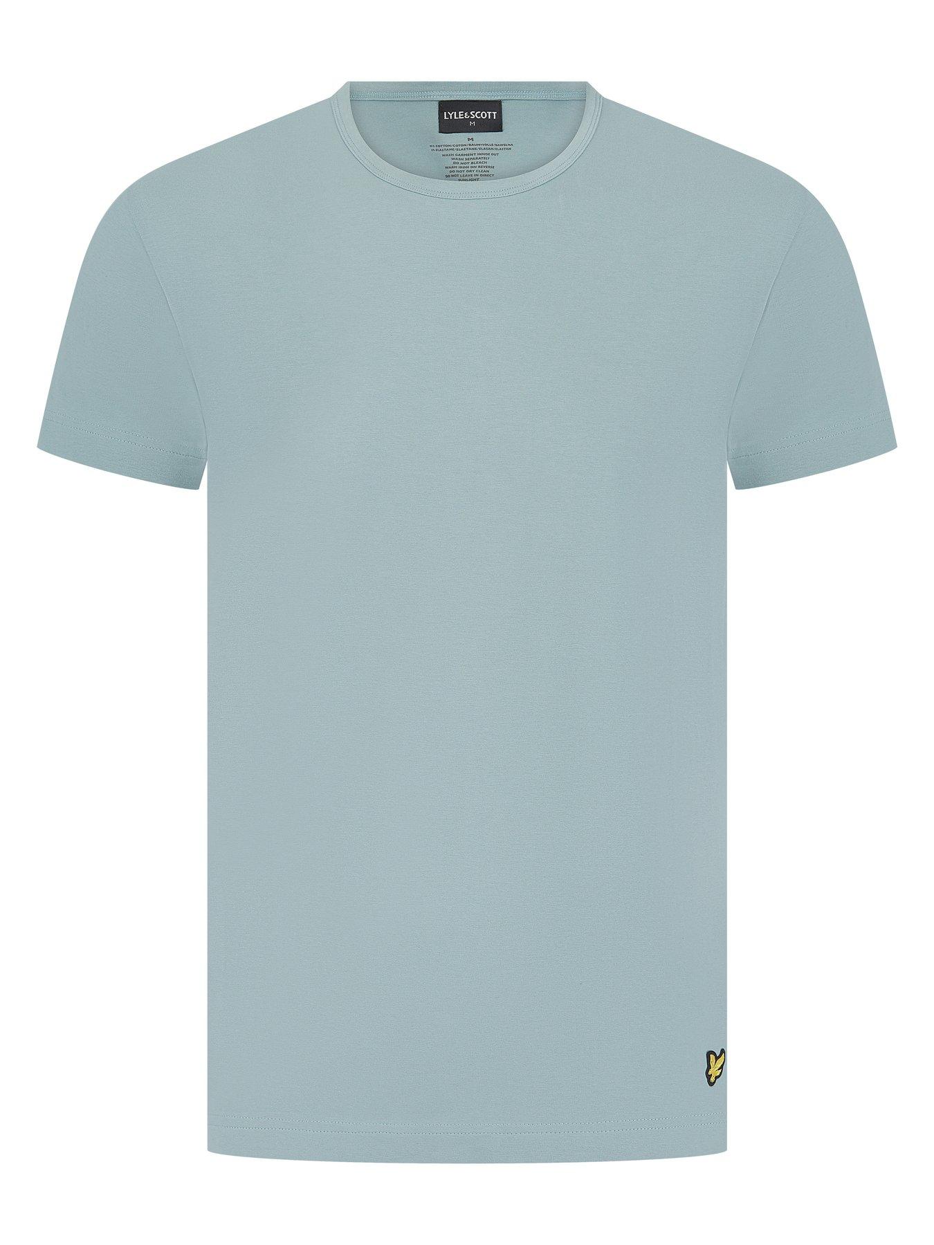 lyle-scott-lyle-amp-scott-cash-t-shirt-and-cuffed-bottoms-lounge-set-bluestillFront