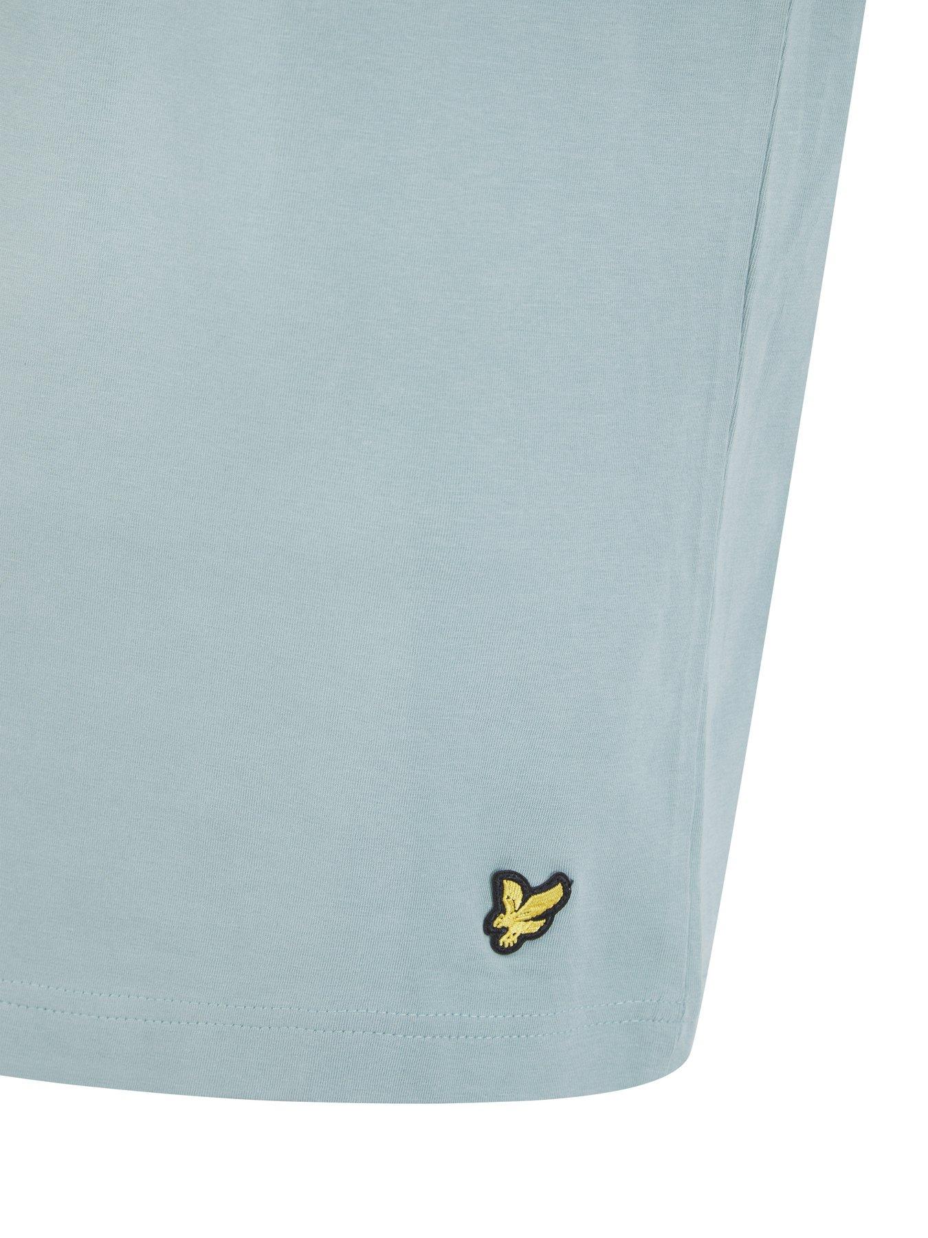 lyle-scott-lyle-amp-scott-cash-t-shirt-and-cuffed-bottoms-lounge-set-blueback