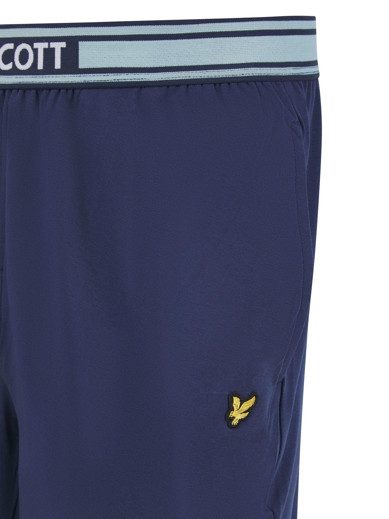 lyle-scott-lyle-amp-scott-cash-t-shirt-and-cuffed-bottoms-lounge-set-bluedetail