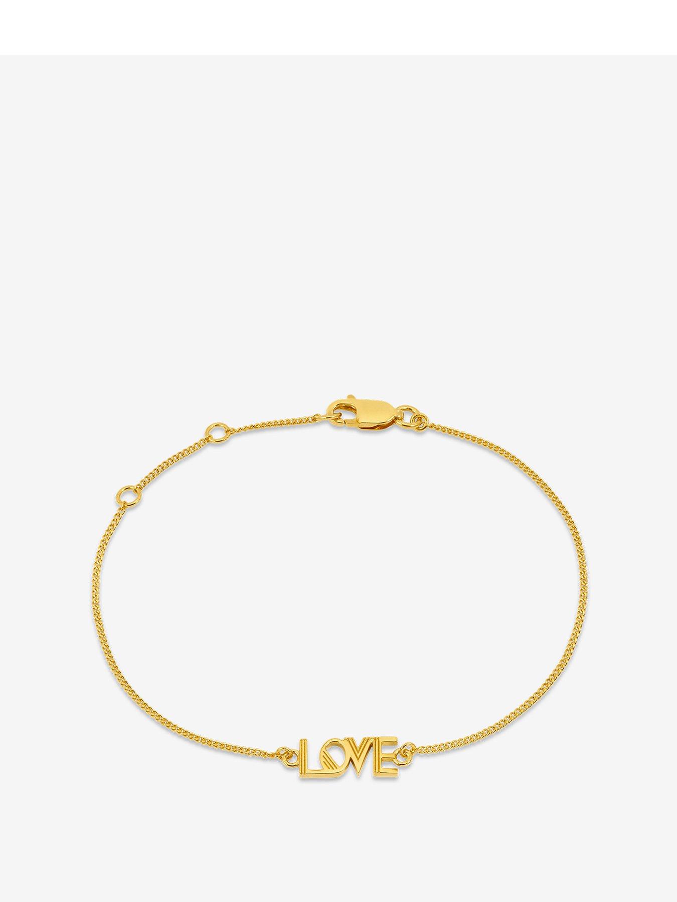 Rachel Jackson Art Deco Love Bracelet