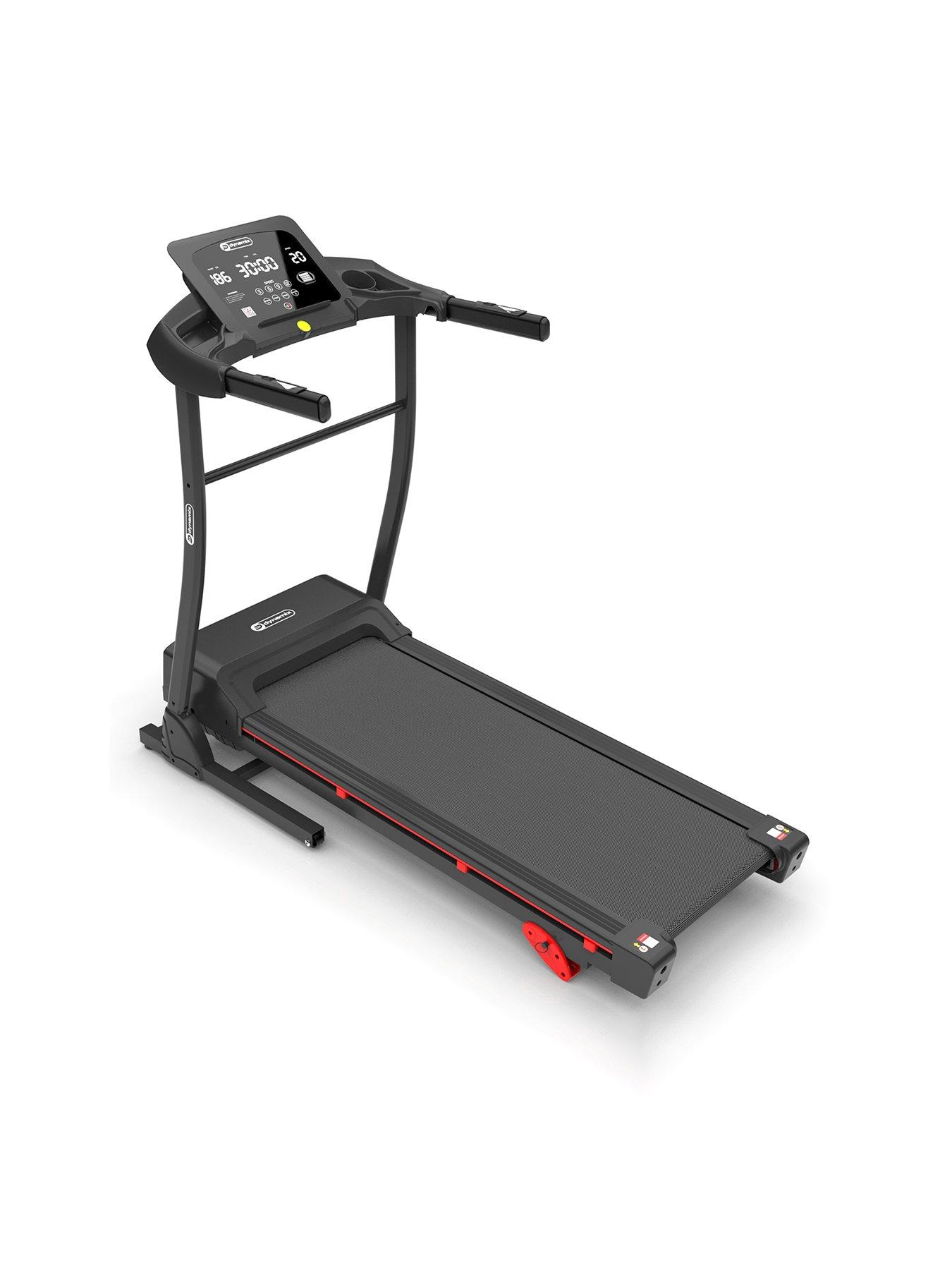 Dynamix T3000 Large LED display Foldable Motorised Treadmill with Bluetooth app with 15 auto incline levels Very Ireland