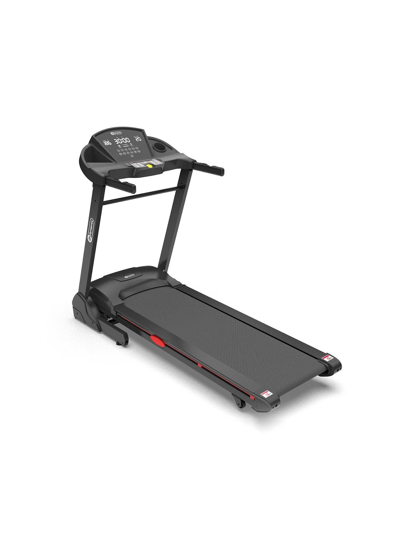 Image 1 of 6 of Dynamix T3000 Large LED display Foldable Motorised Treadmill (with Bluetooth app) with 15 auto incline levels