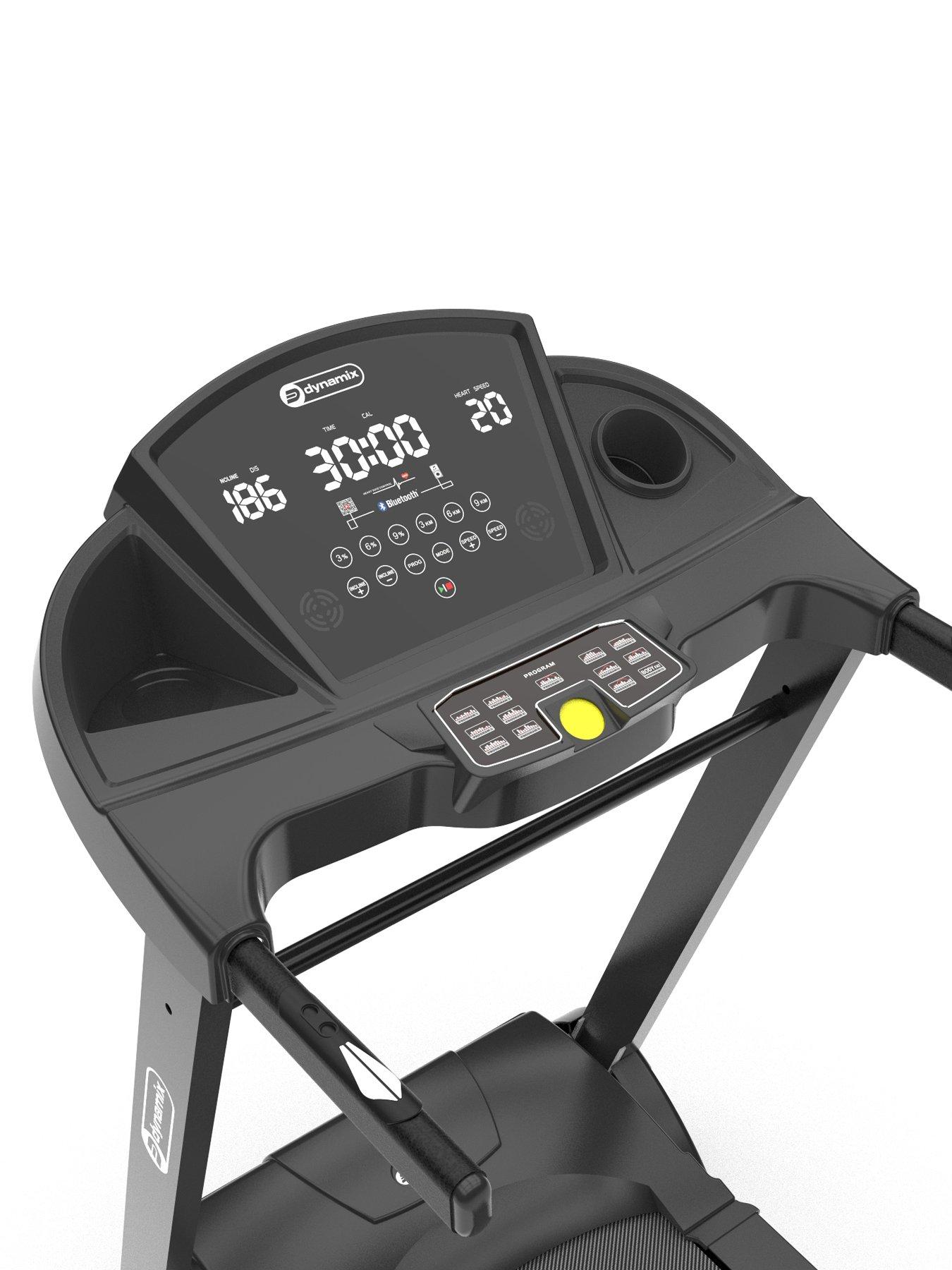 Image 5 of 6 of Dynamix T3000 Large LED display Foldable Motorised Treadmill (with Bluetooth app) with 15 auto incline levels