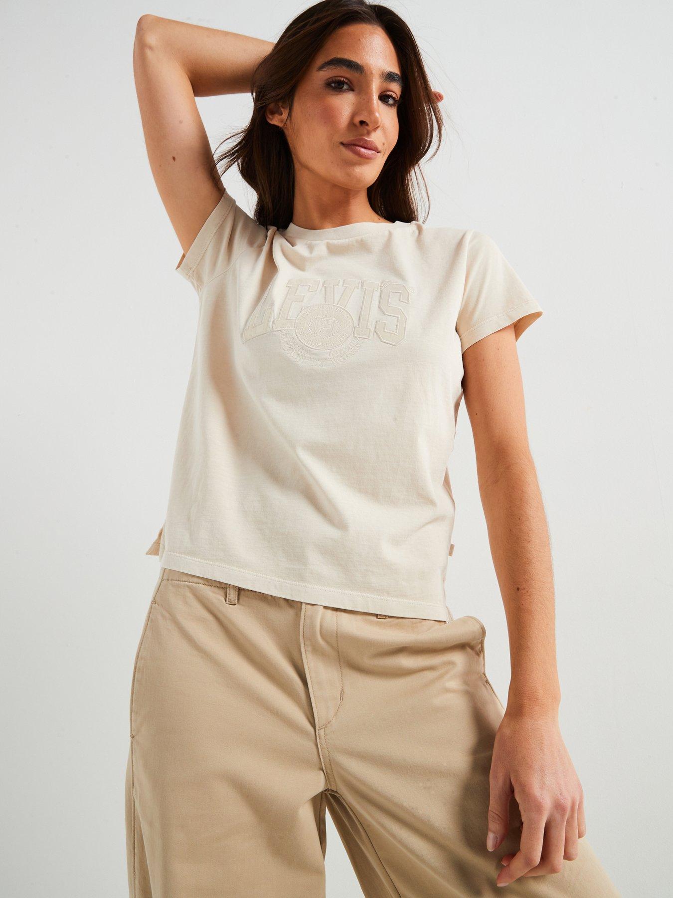 Levi's Graphic Boxy Tee - Beige