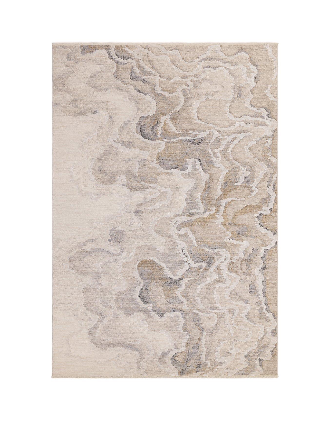 Image 2 of 6 of Asiatic Seville Setas Rug - Beige