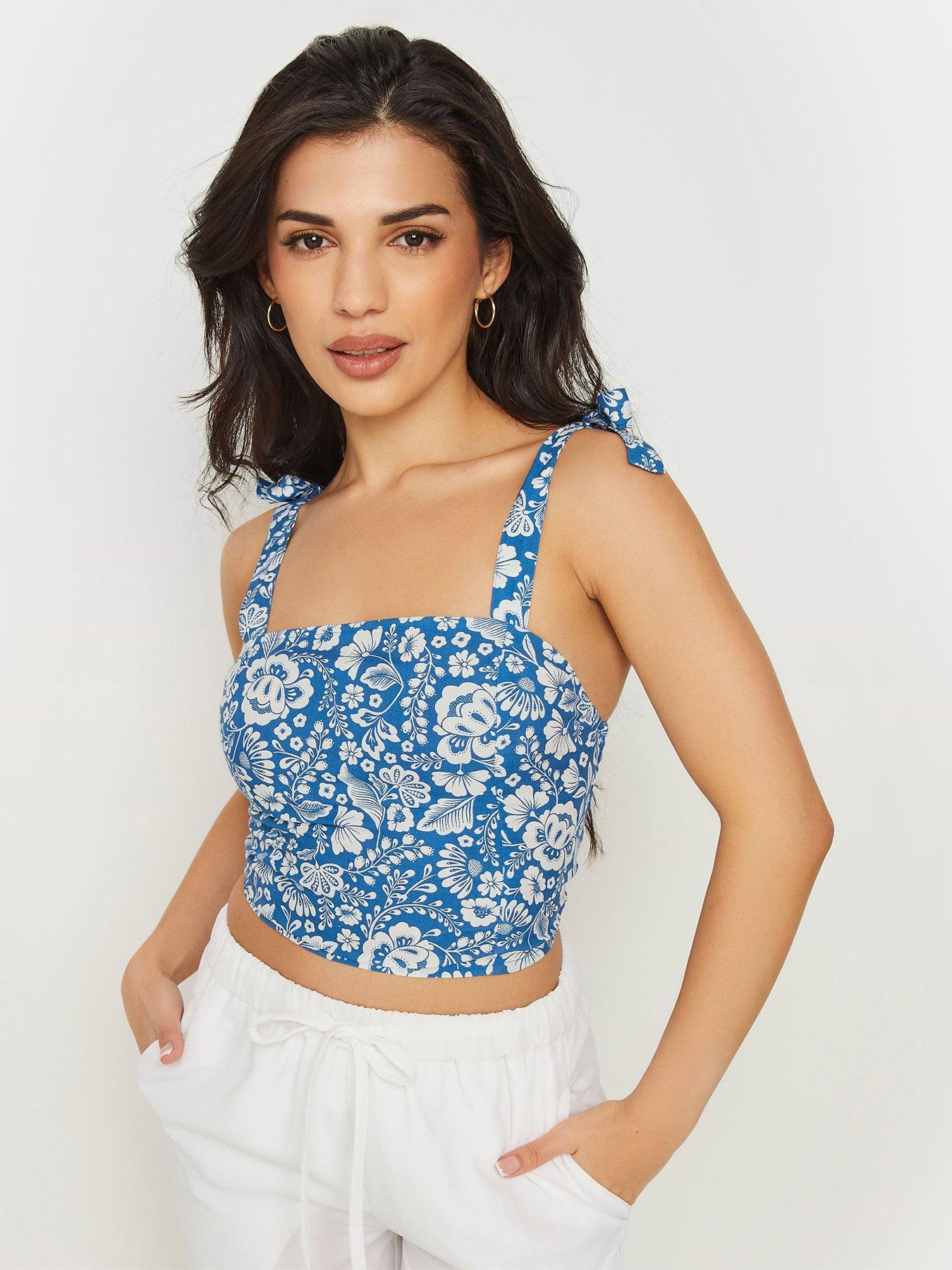 pixiegirl-petite-blue-folk-floral-sleeveless-top