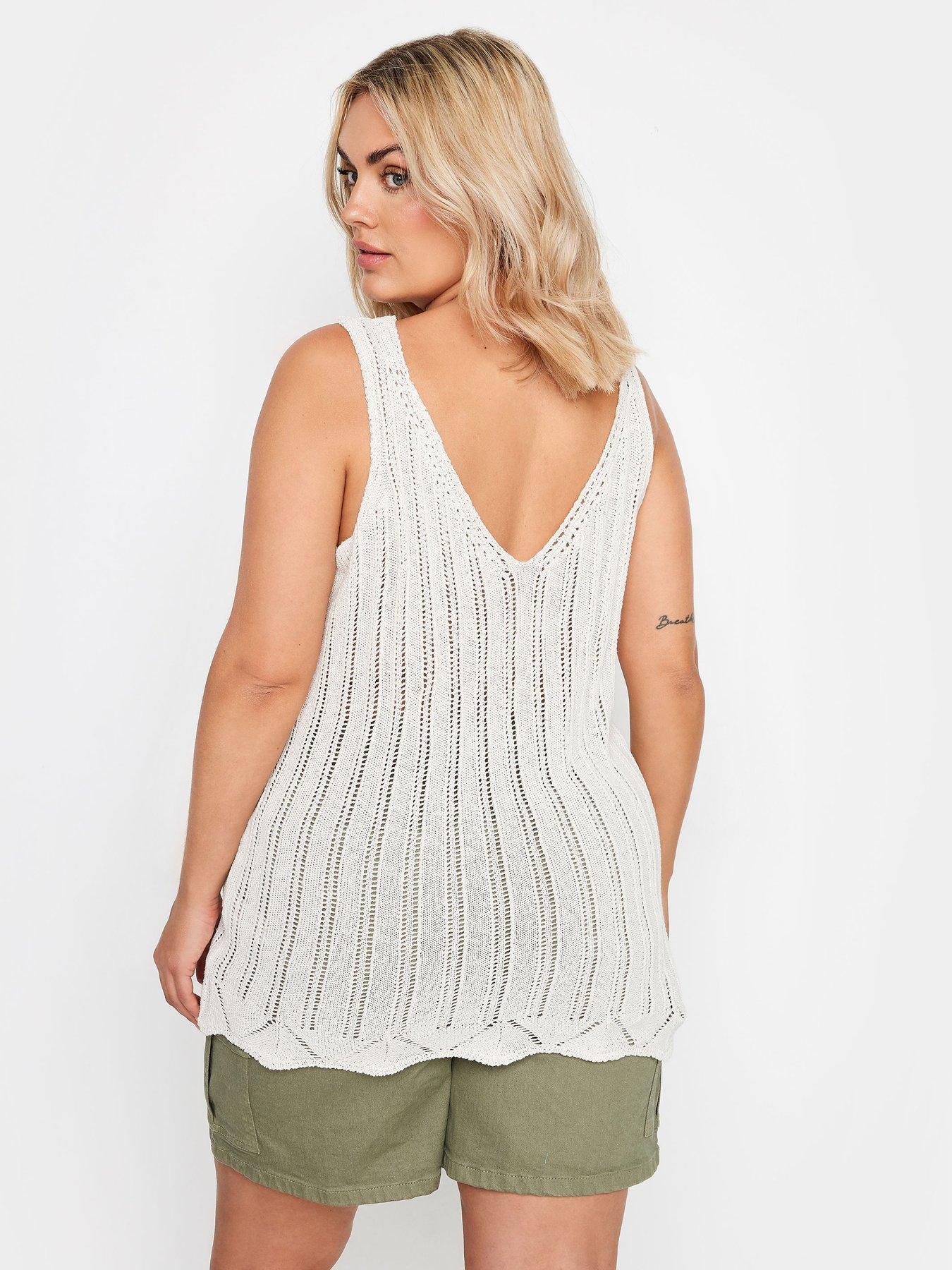 yours-curve-crochet-knitted-vest-ivorystillFront