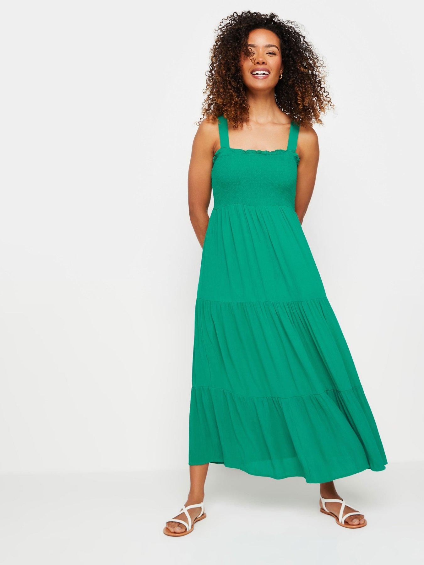 mco-shirred-crinkle-strap-dress-greenback