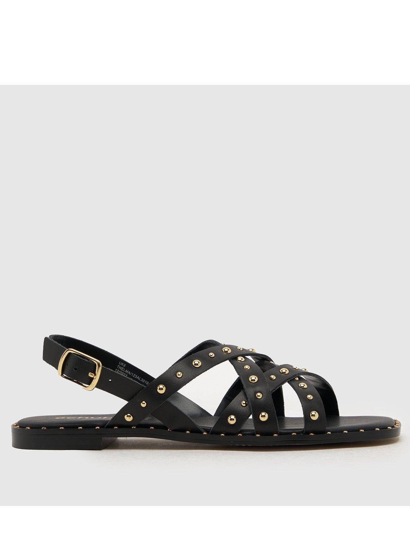 schuh-thelma-studded-leather-sandal-blackfront