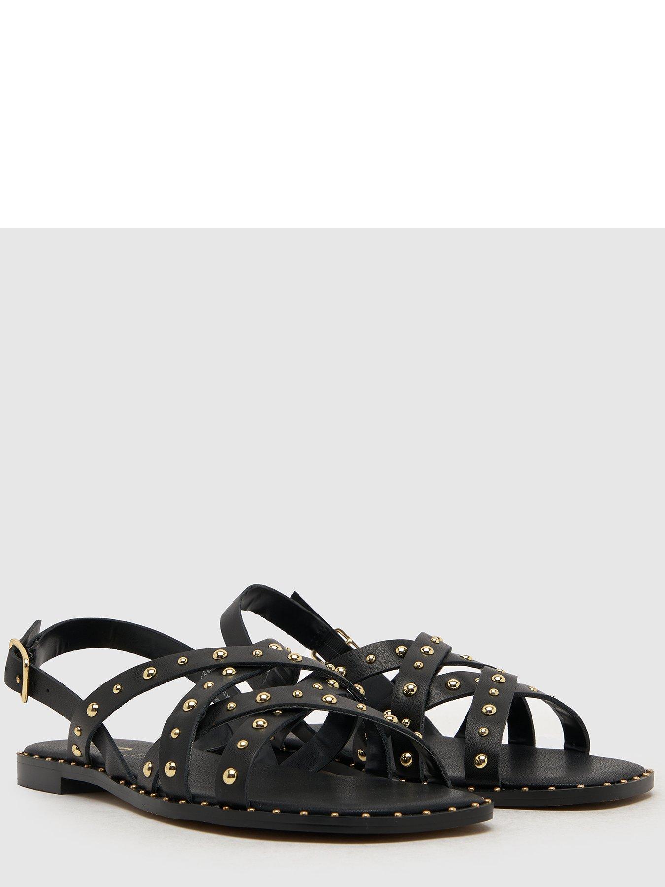 schuh-thelma-studded-leather-sandal-blackstillFront