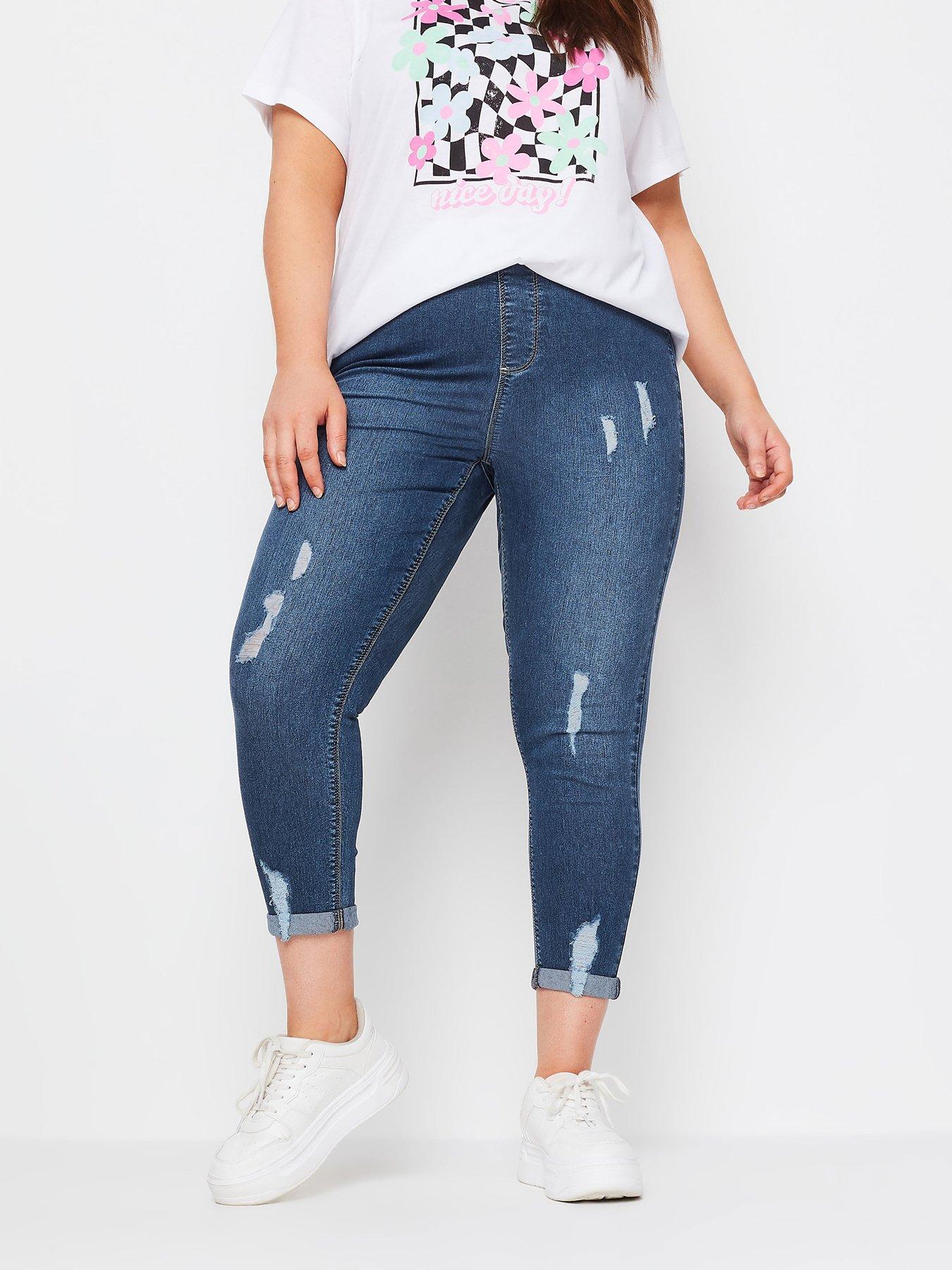 yours-curve-grace-turn-up-ripped-crop-blue-wash