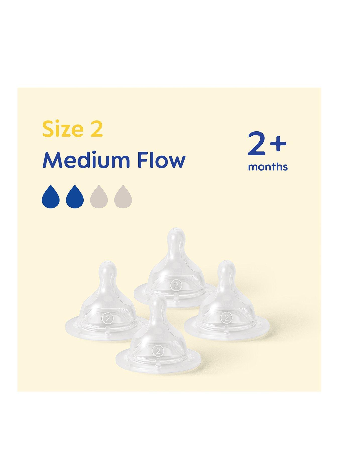 Image 2 of 7 of MAM Medium Flow Bottle Teat (Teat 2) - 4pk