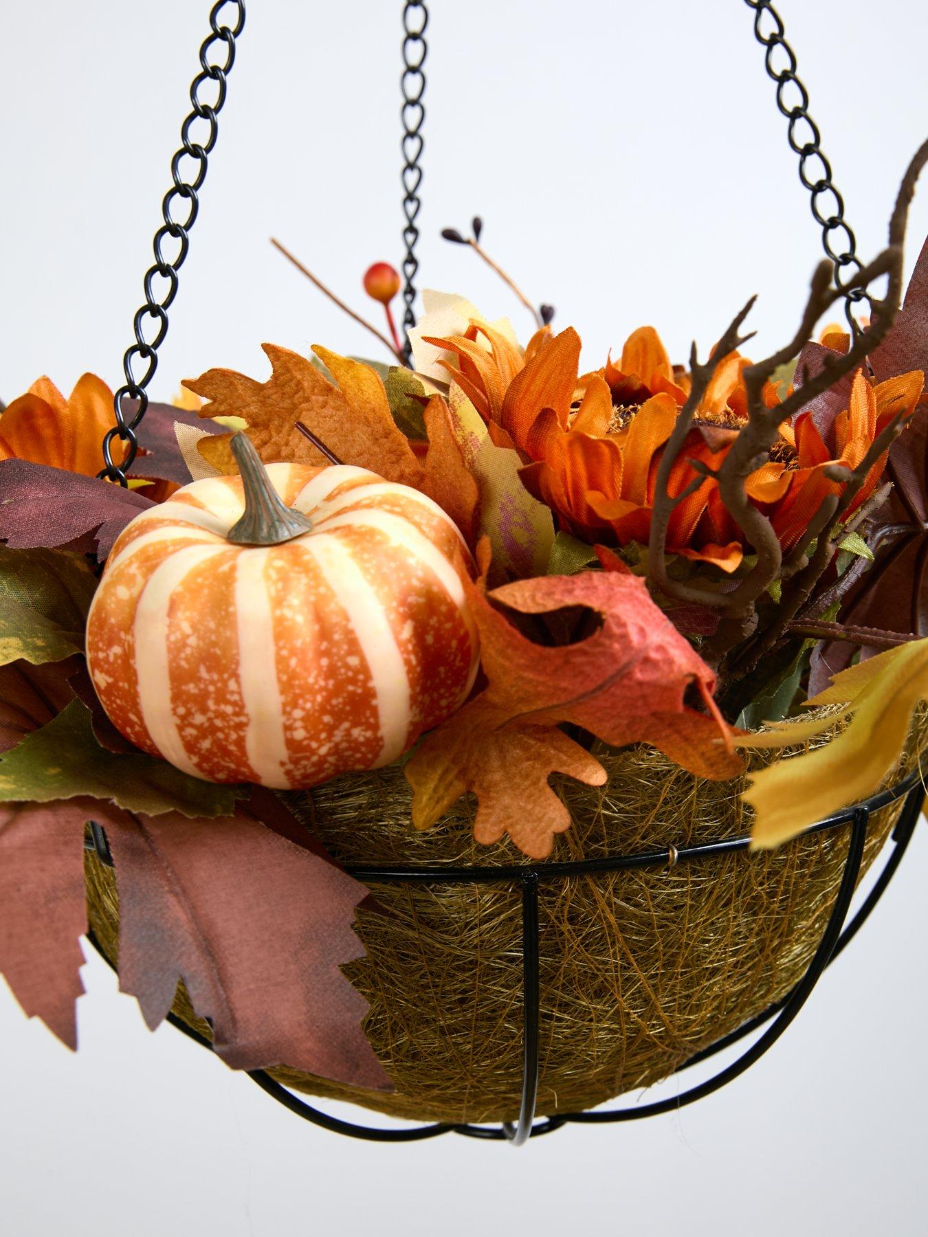 very-home-autumn-sunflower-hanging-basketoutfit