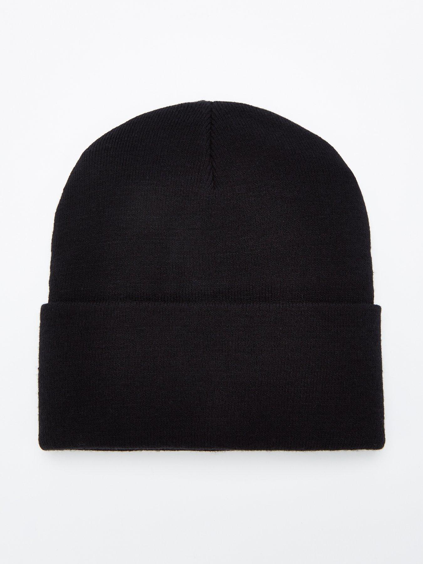 Image 1 of 3 of The Very Collection Knitted Beanie - Black