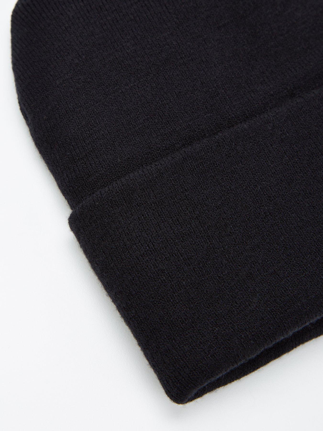 Image 2 of 3 of The Very Collection Knitted Beanie - Black