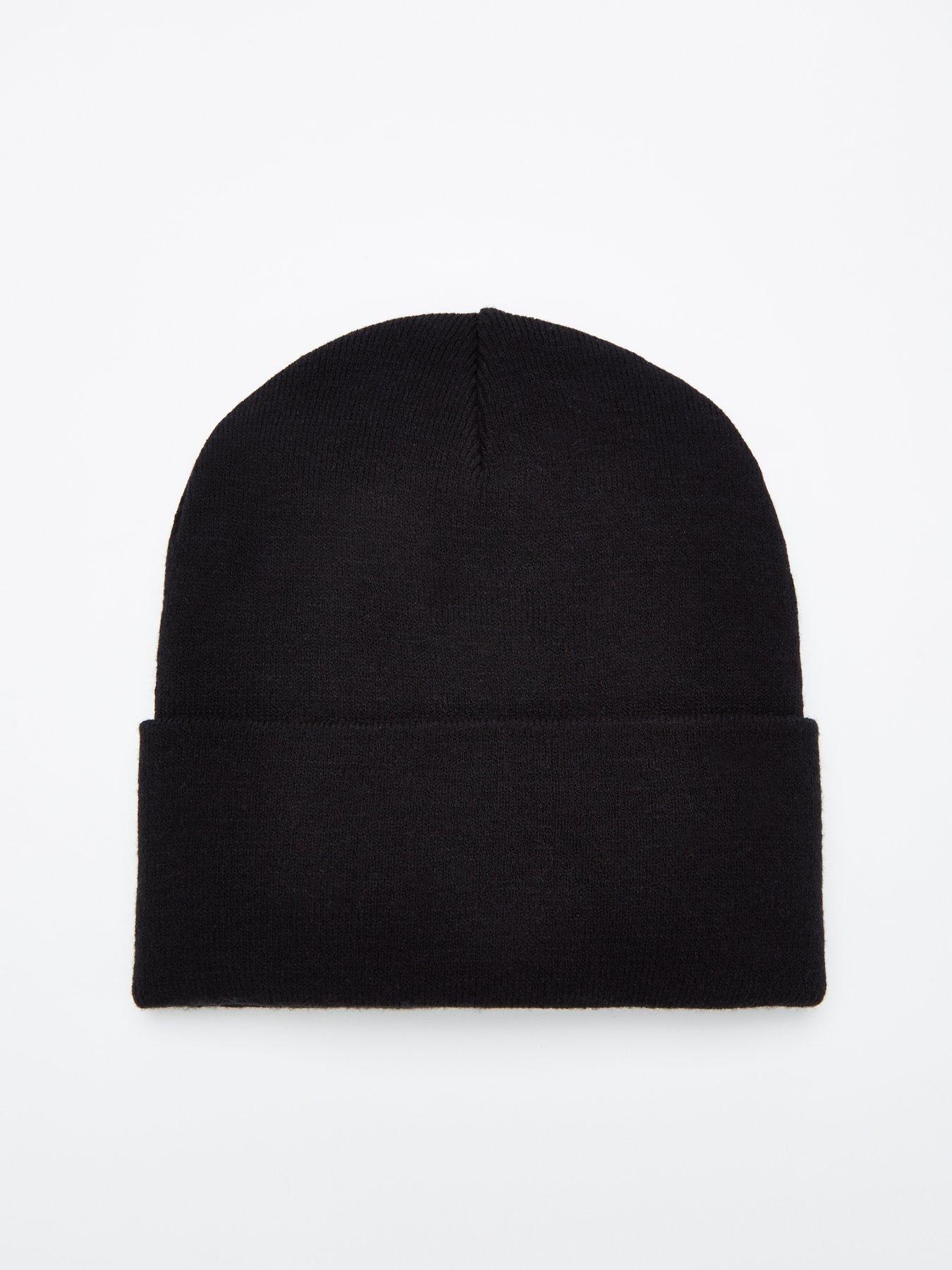 Image 3 of 3 of The Very Collection Knitted Beanie - Black