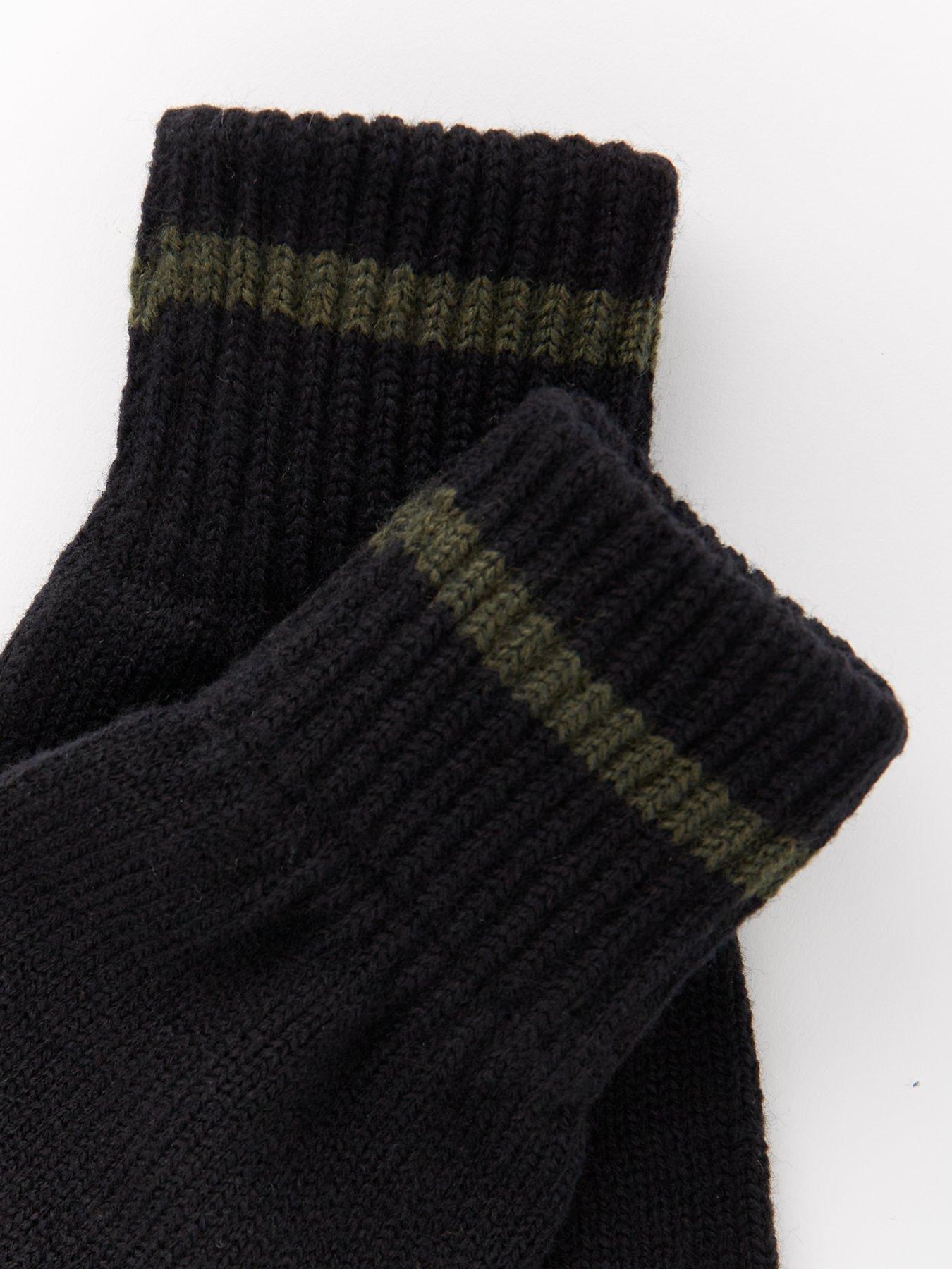 Image 3 of 3 of The Very Collection Knitted Gloves - Black
