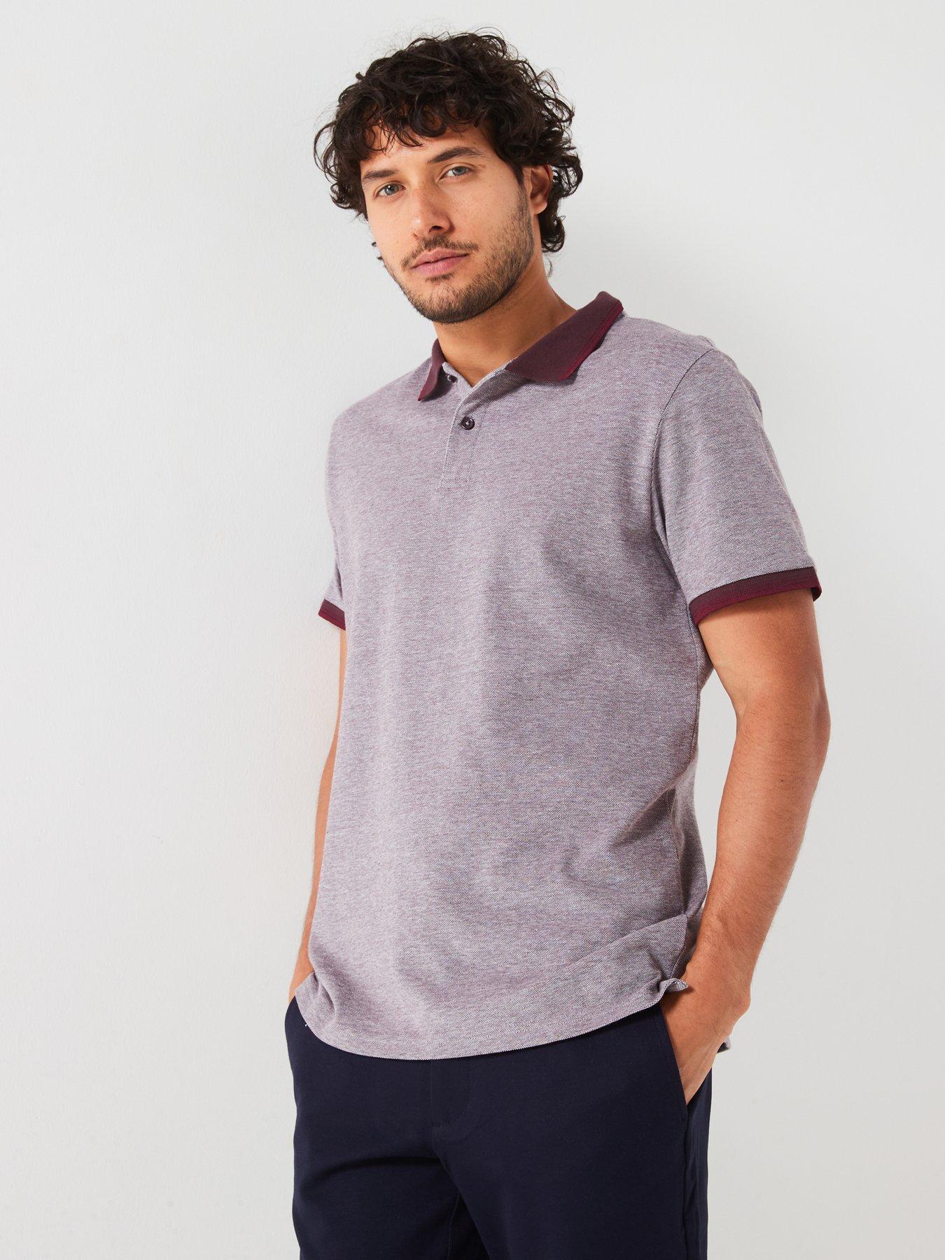 everyday-tipped-pique-polo-burgundydetail