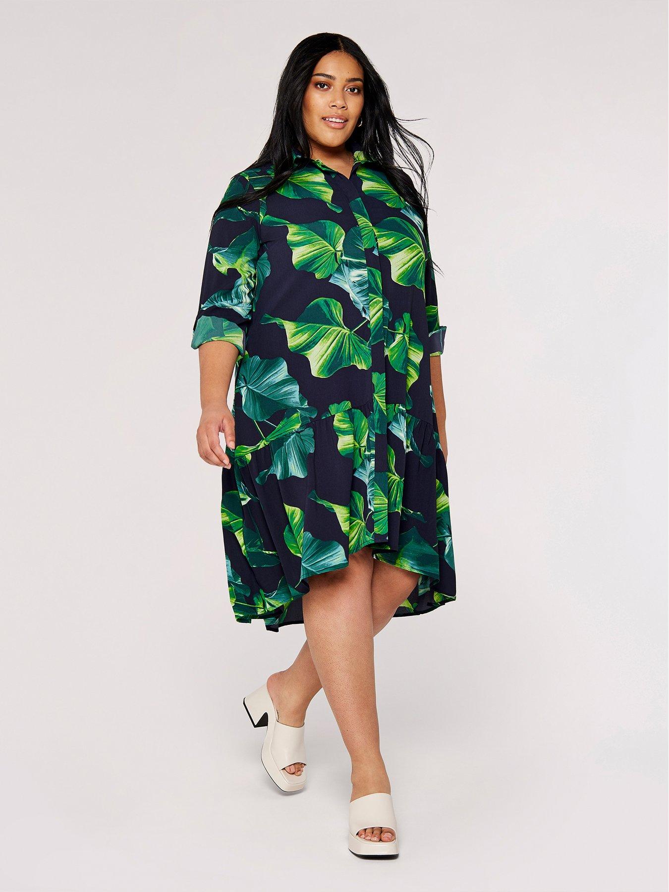 Apricot banana leaf print jumpsuit online