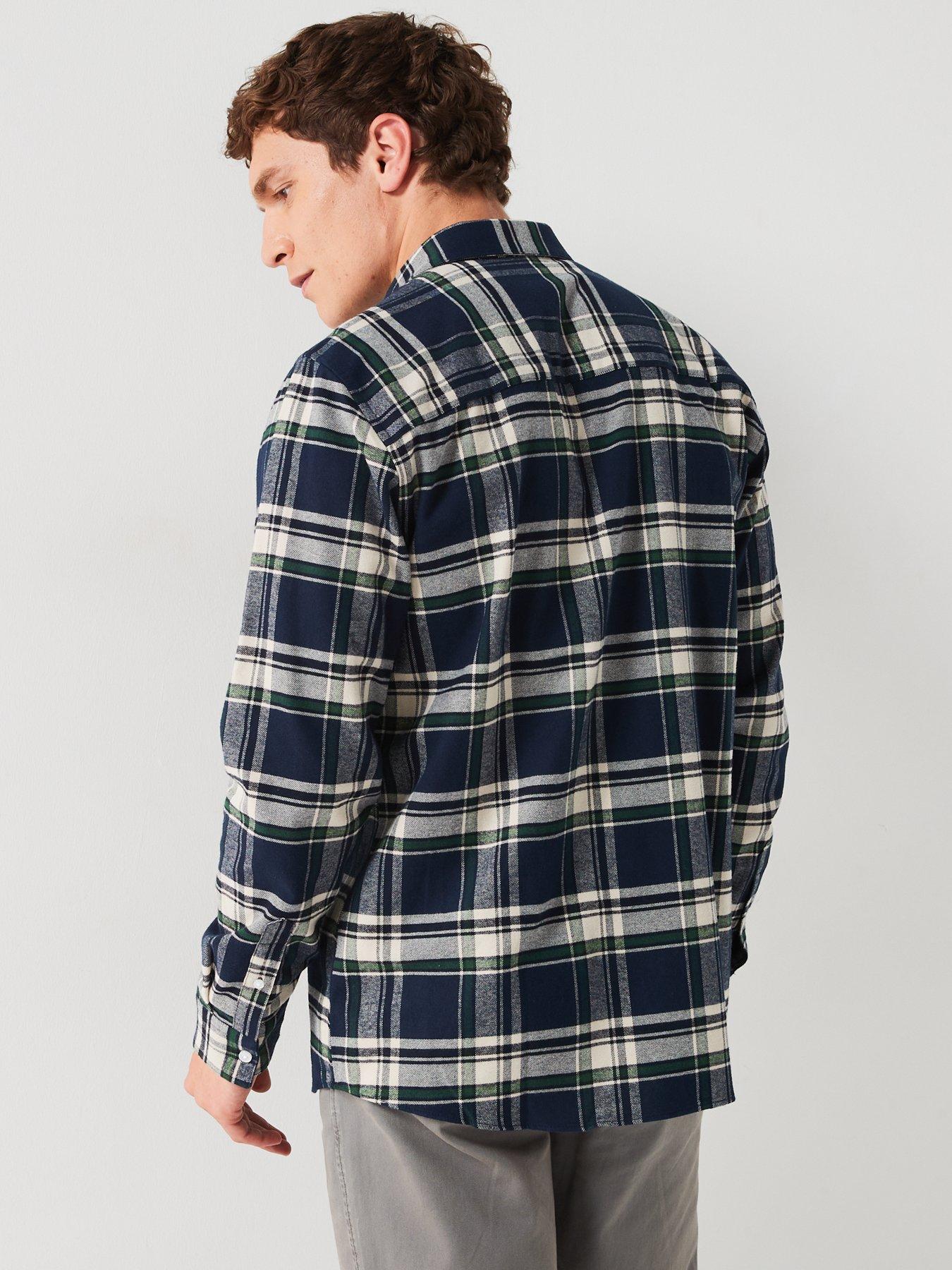 very-man-brushed-check-shirt-navystillFront