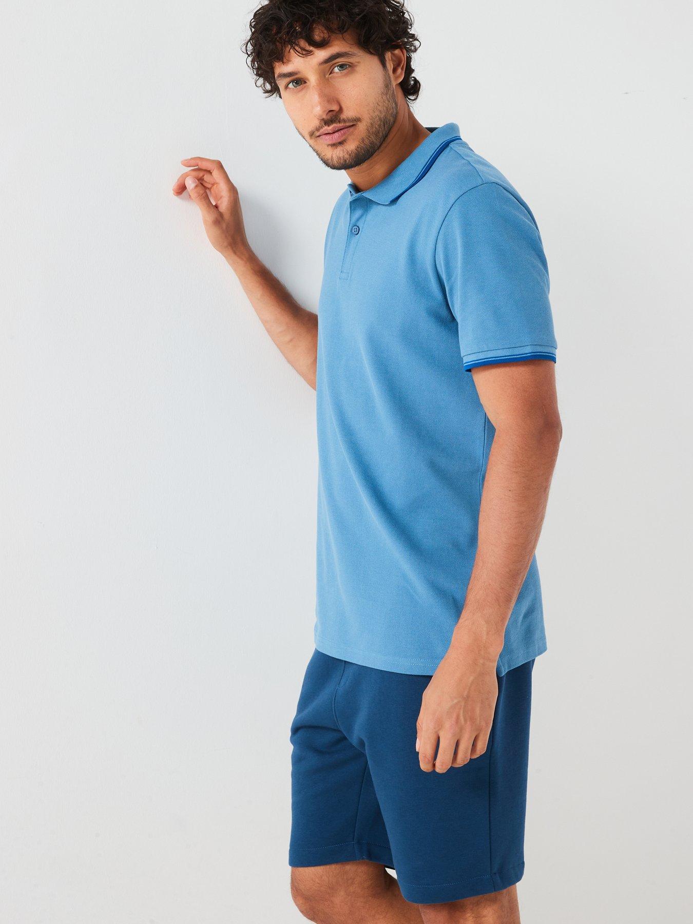 everyday-tipped-pique-polo--nbspmid-bluedetail