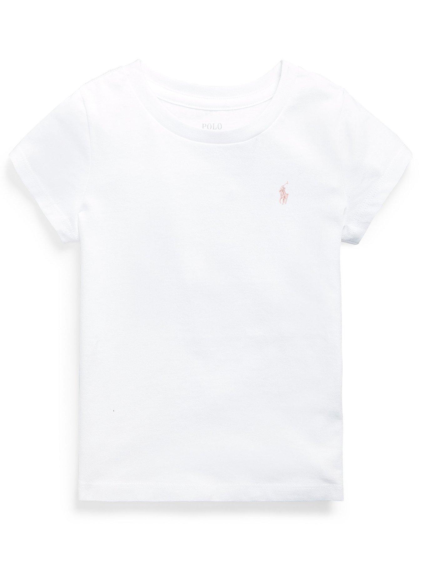 Polo Ralph Lauren Girls Classic Polo Ralph Lauren Short Sleeve T Shirt White Very Ireland