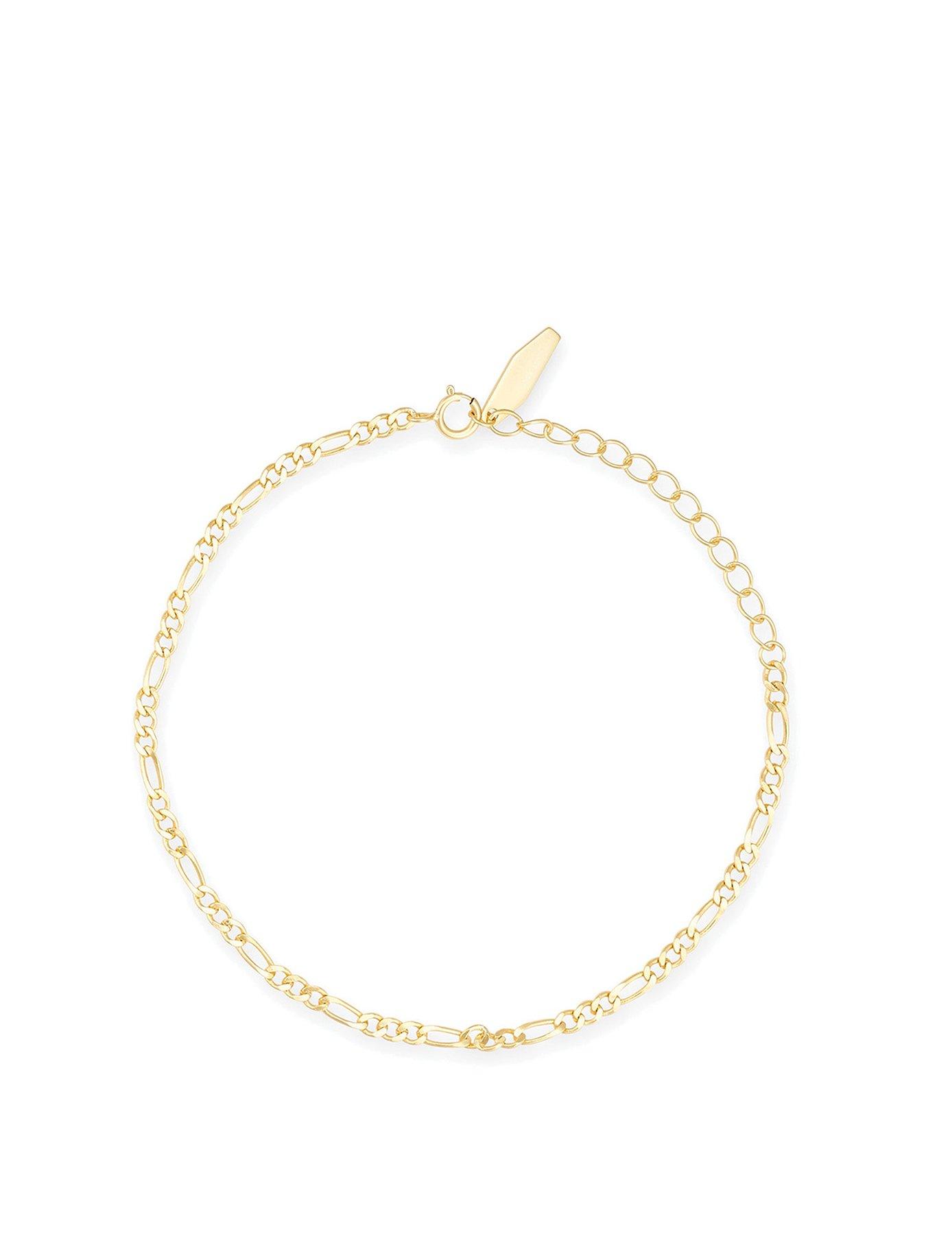 Elk & Bloom Dainty 14K Gold Plated Chain Bracelet