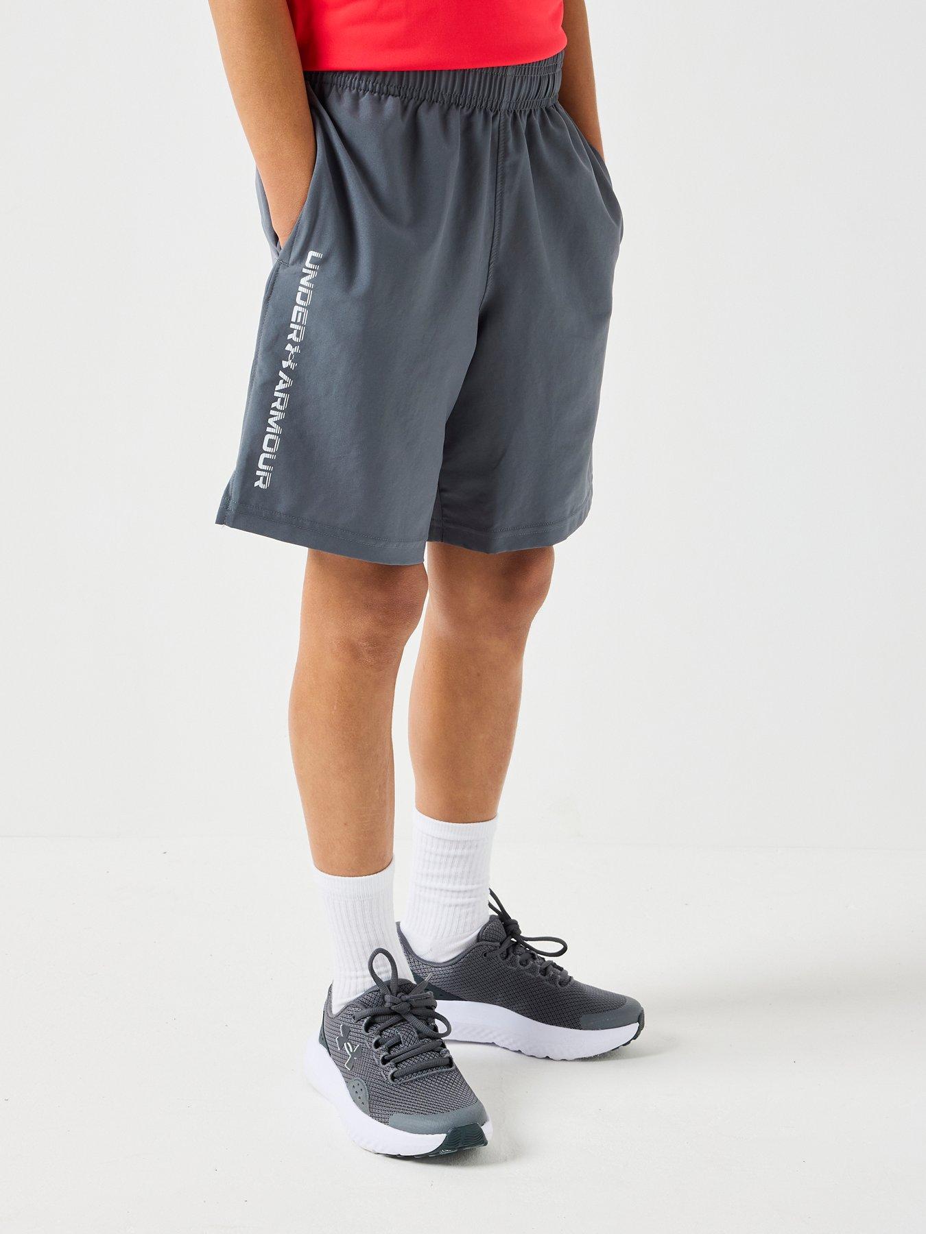 under-armour-boys-training-woven-wordmark-shorts--nbspgrey