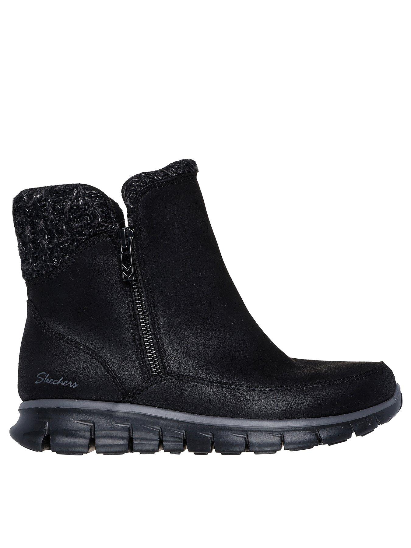 Skechers Ankle Chelsea Boots - Black