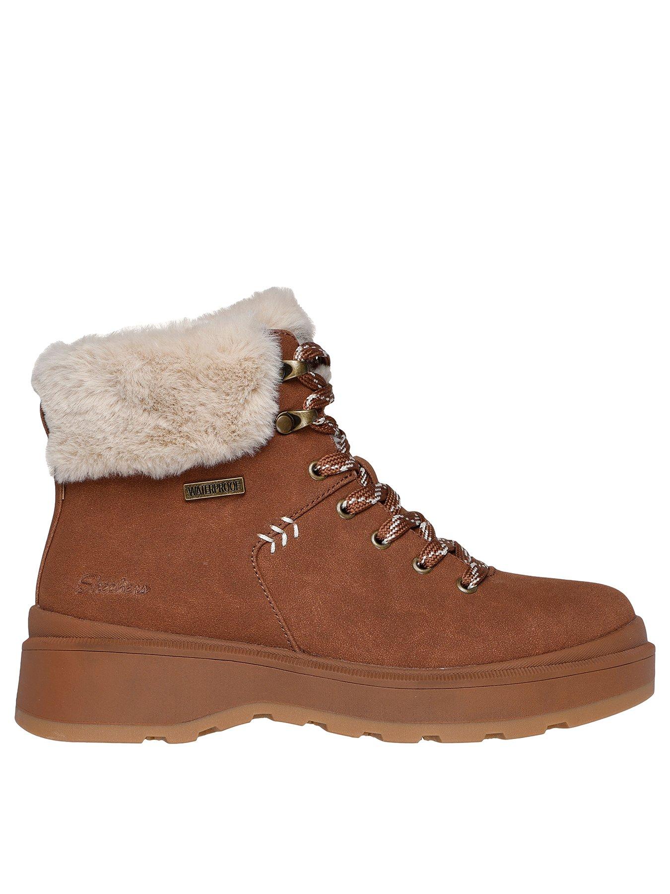 skechers-cozy-fashion-hiker-lace-up-wedge-boots-brown