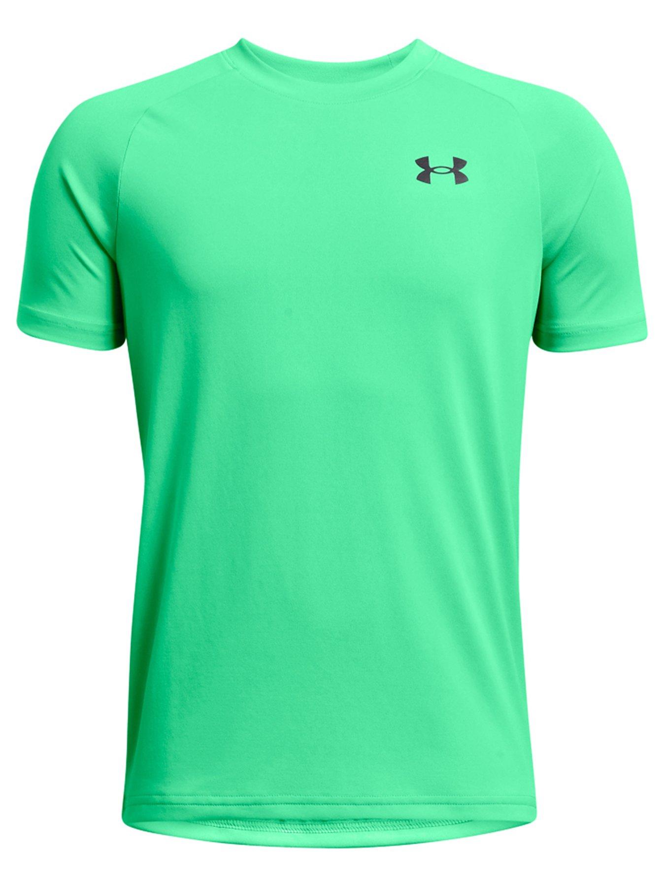 Neon green under armour shirt online