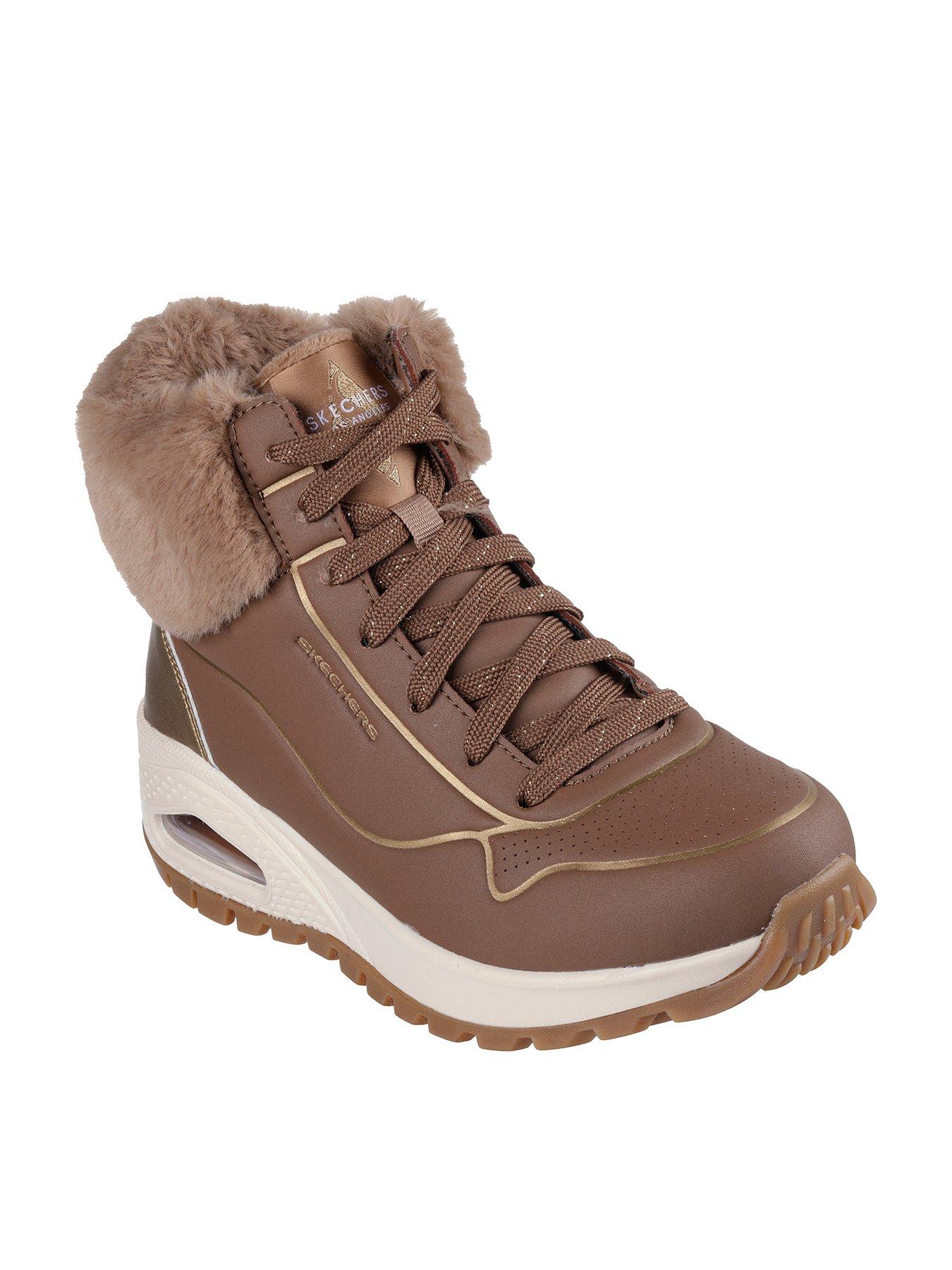 skechers-metallic-zip-up-fashion-sneaker-boot-taupe-greystillFront