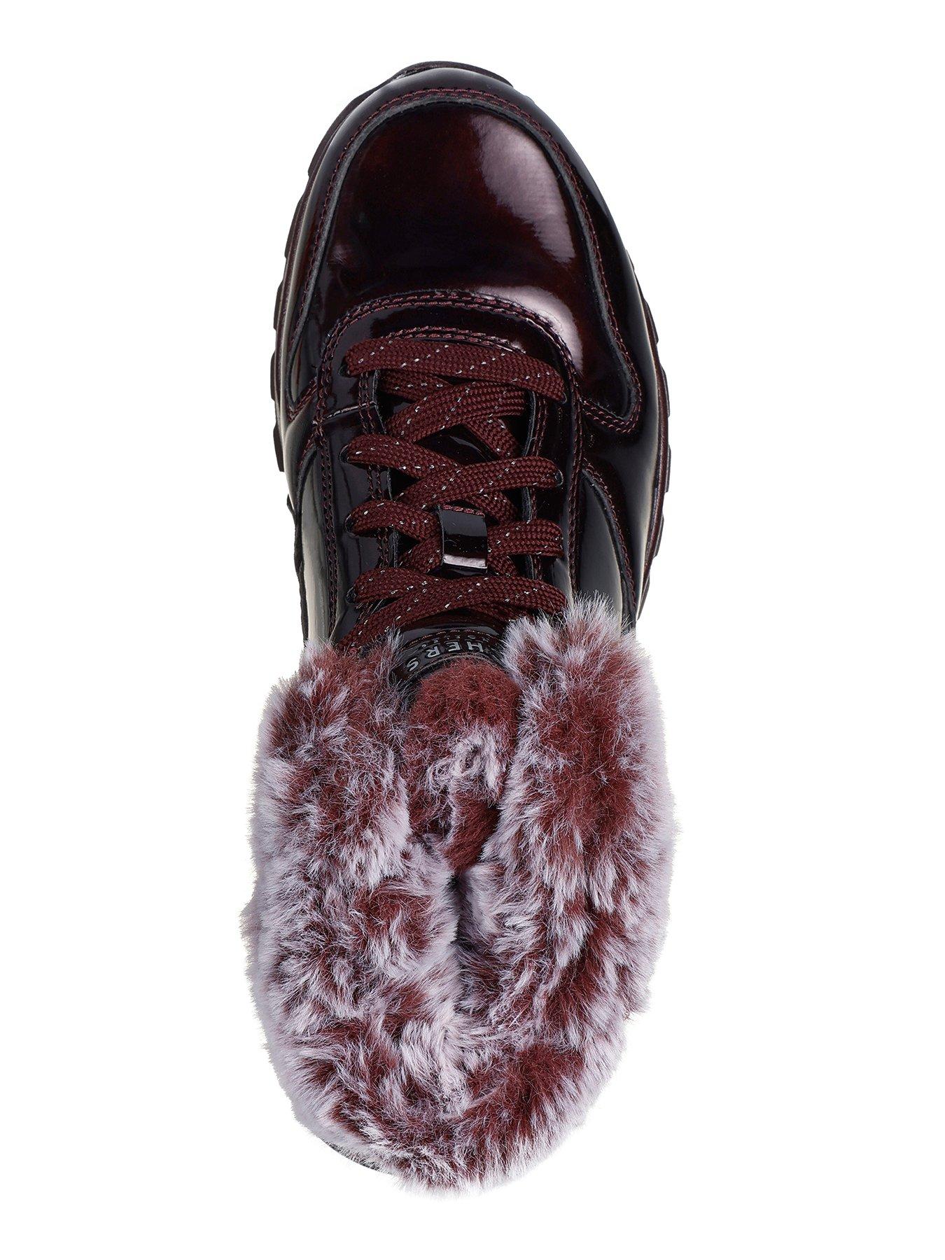 skechers-patent-lace-up-sneaker-boot-burgundy-dark-redoutfit