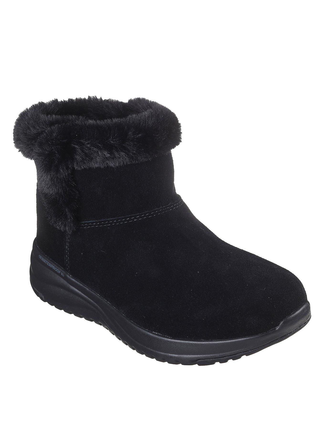 skechers-on-the-go-waterproof-suede-chugga-boot-blackstillFront