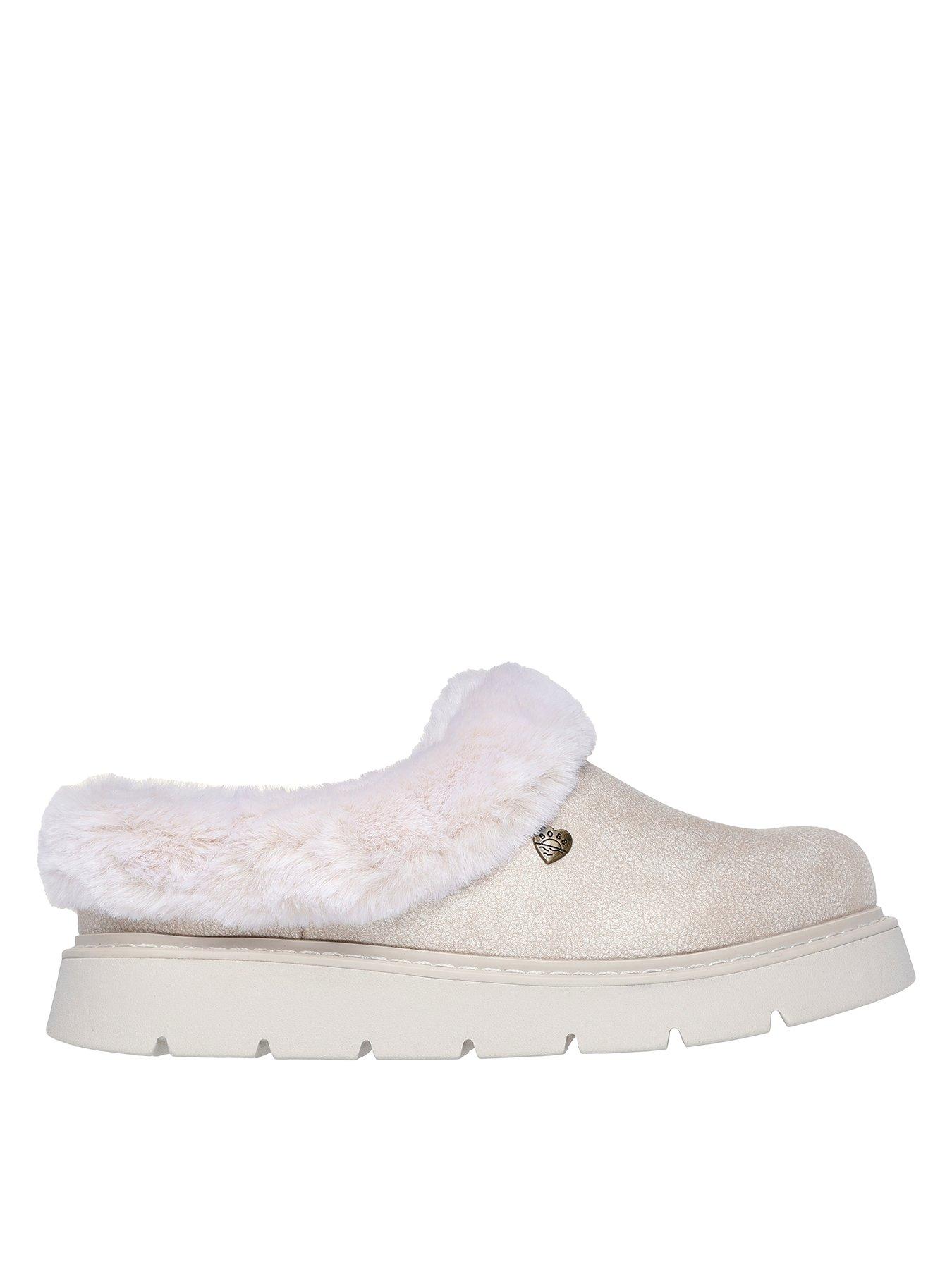 Image 3 of 6 of Skechers Keepsakes Lite Cozy Blend Slipper - Off White