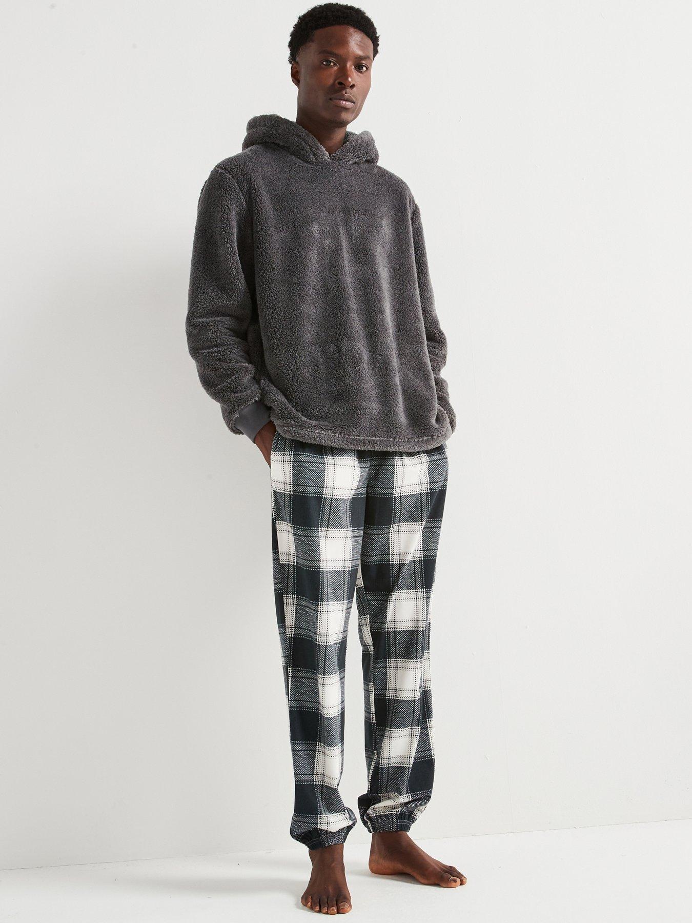 very-man-soft-touch-check-trouser-and-snuggle-hoodie-greyfront