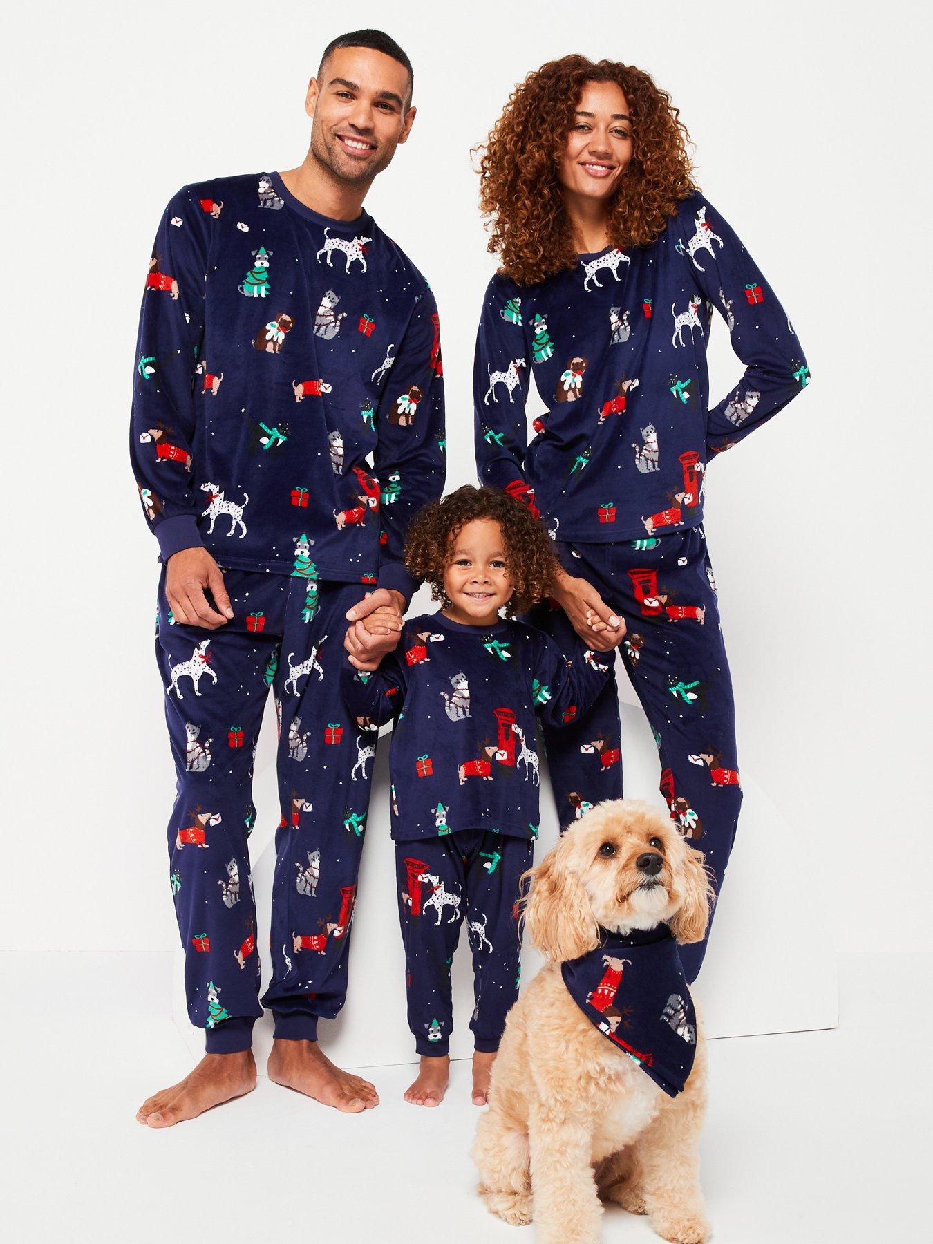 very-man-mens-family-christmas-pj-festive-pets-long-sleeve-top-and-slim-jogger-navy