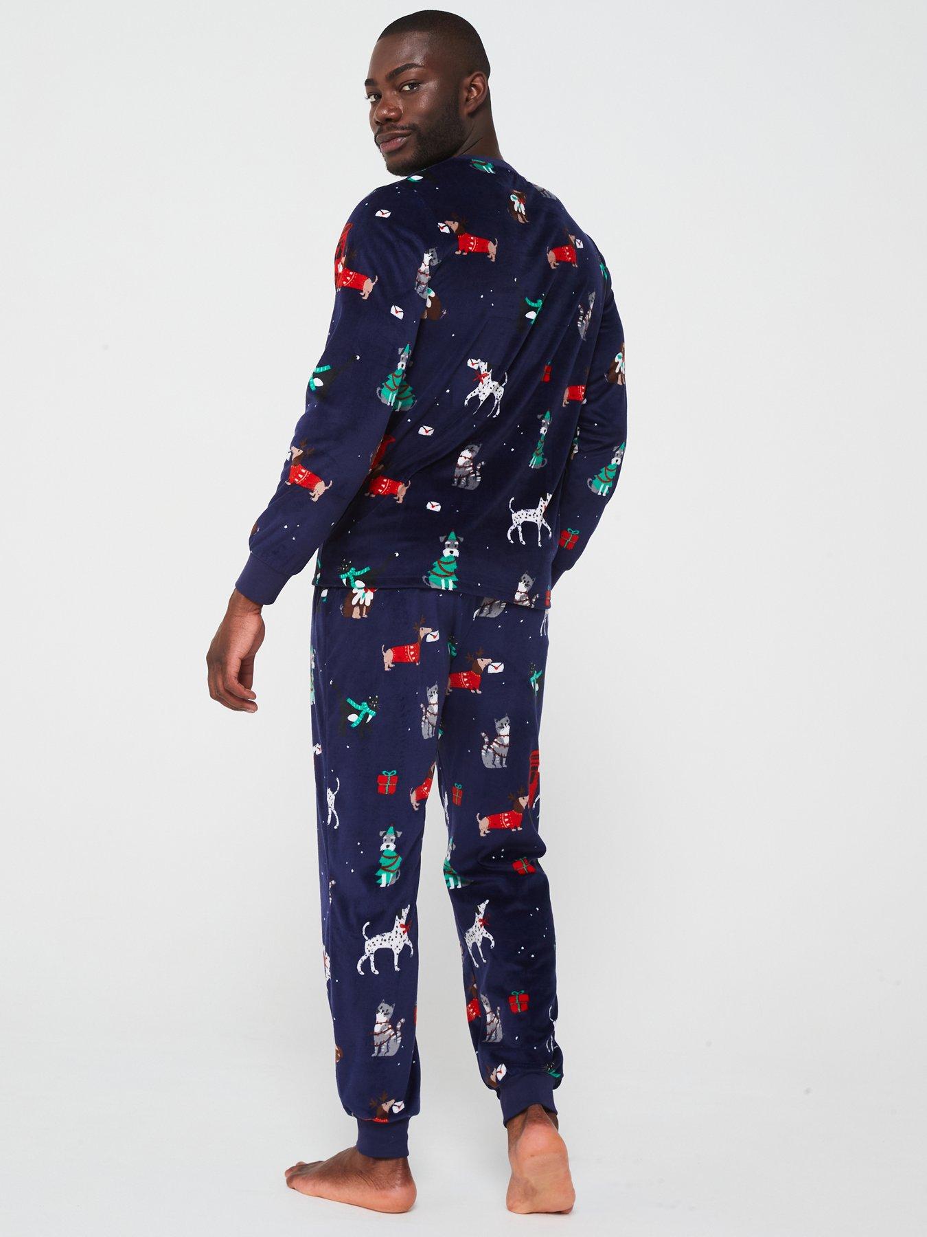 very-man-mens-family-christmas-pj-festive-pets-long-sleeve-top-and-slim-jogger-navyback