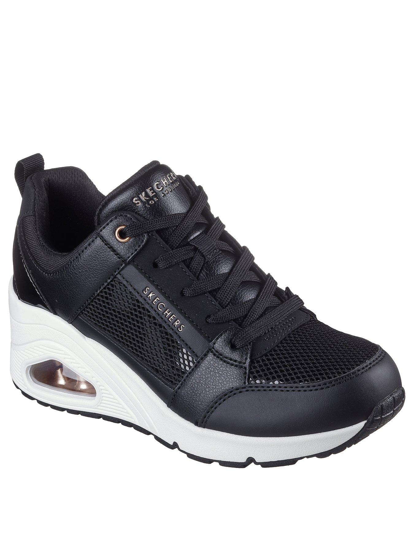 skechers-uno-wedge-duraleather-overlay-with-patent-trim-wedge-trainer-blackstillFront