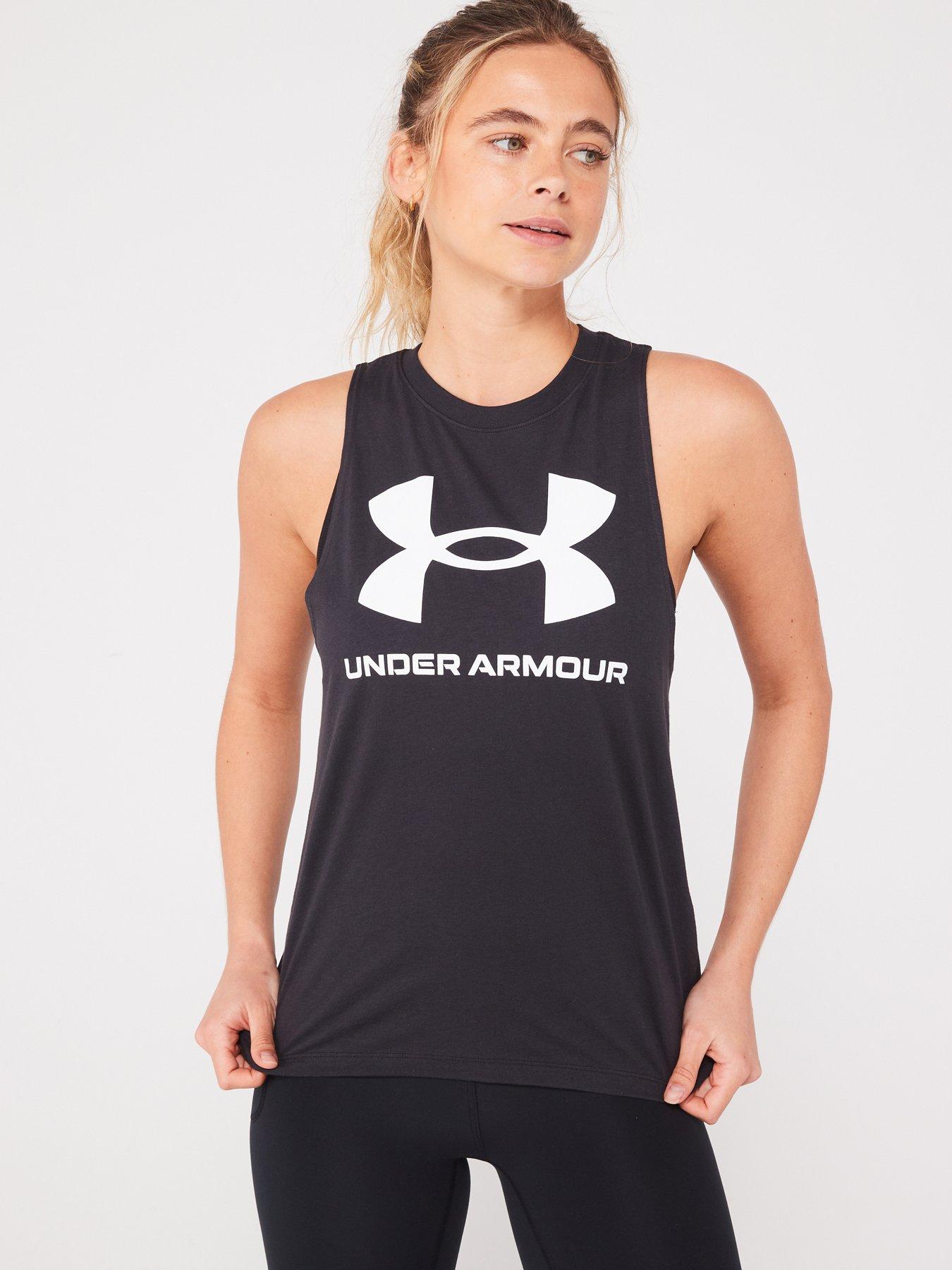 under-armour-womens-training-sportstyle-tank--blackfront