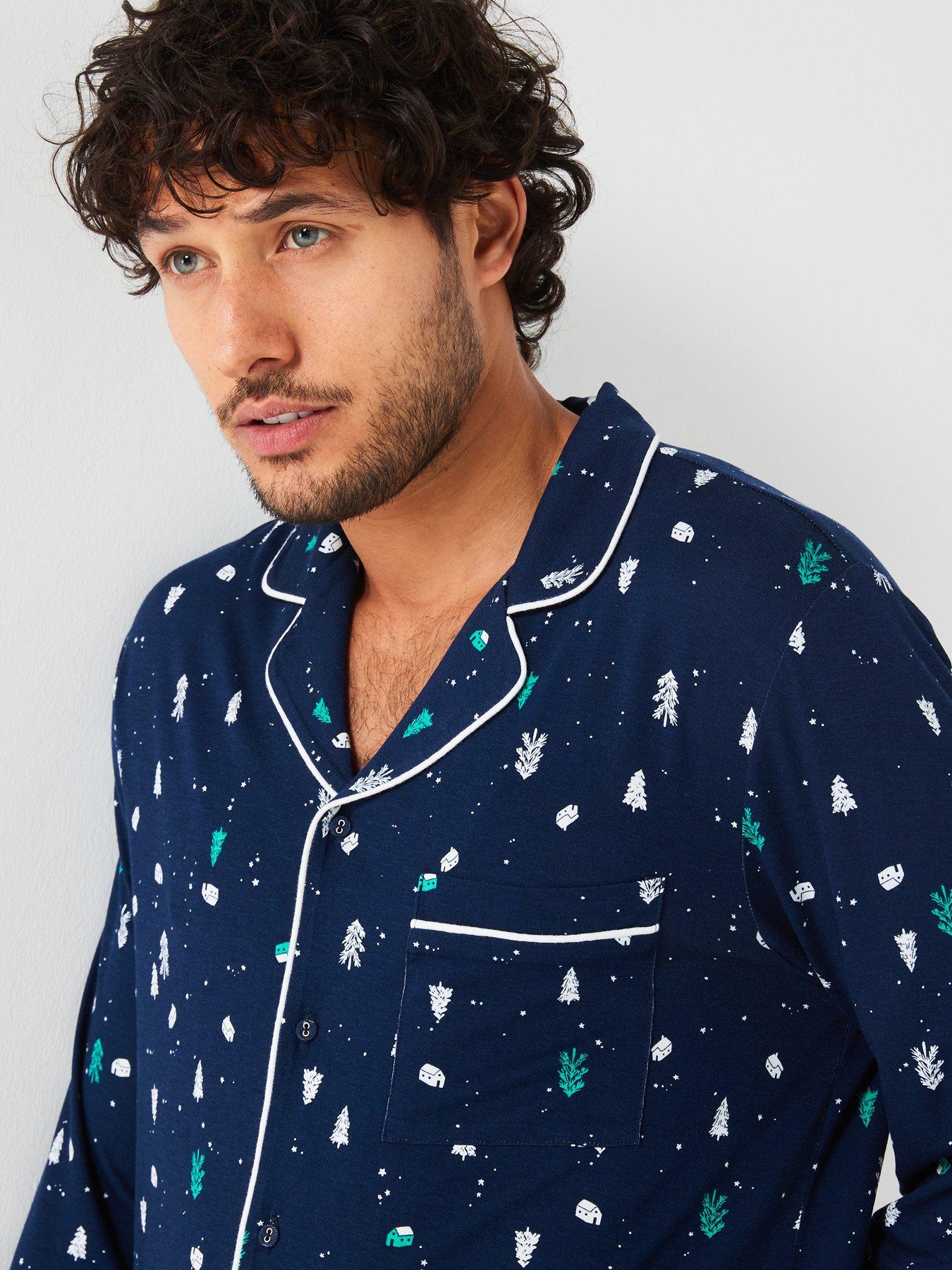 very-man-mens-family-christmas-pj-printed-jersey-revere-set-navydetail